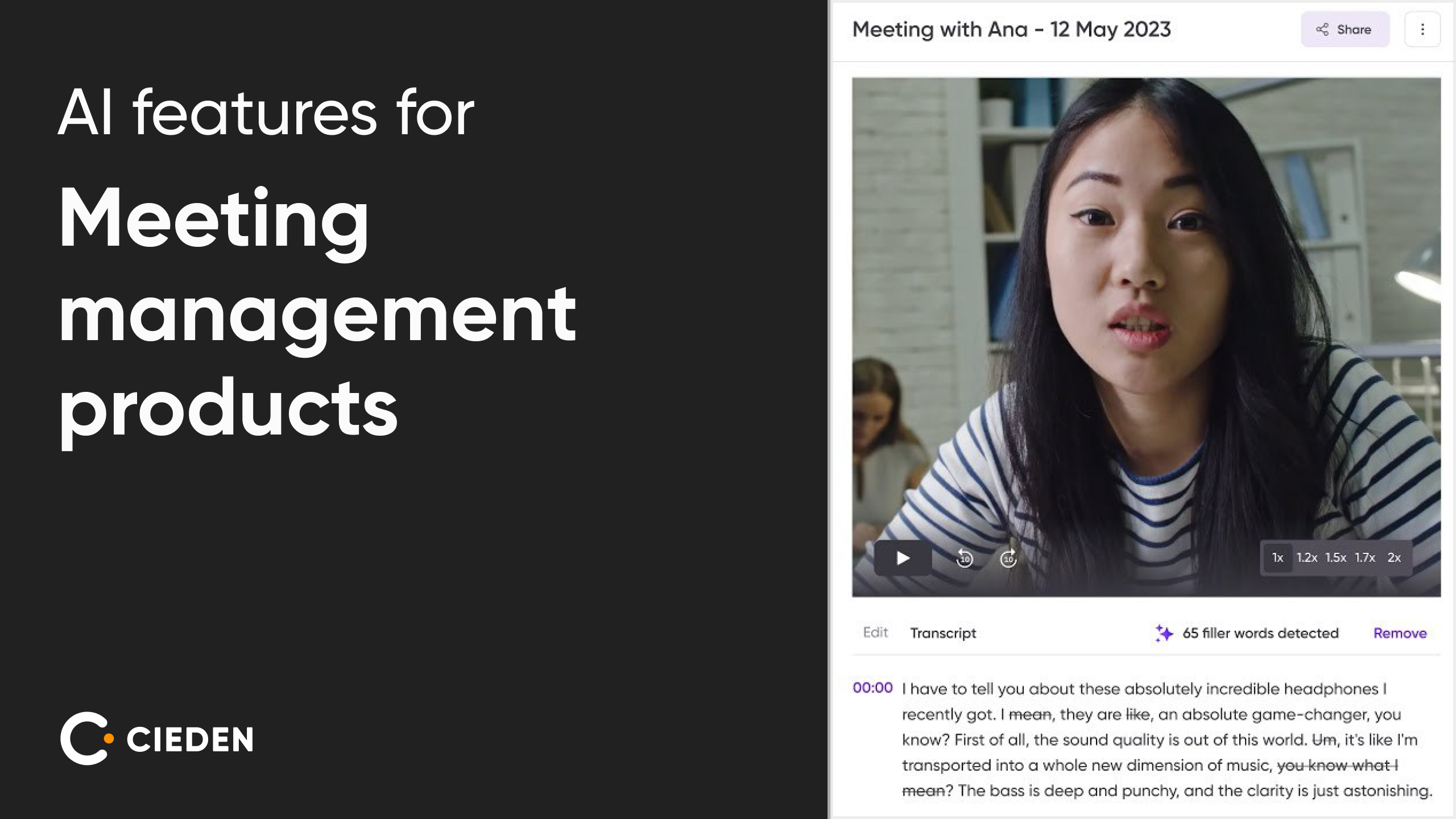 These 6 AI features will revolutionize meeting management products | Cieden Cieden