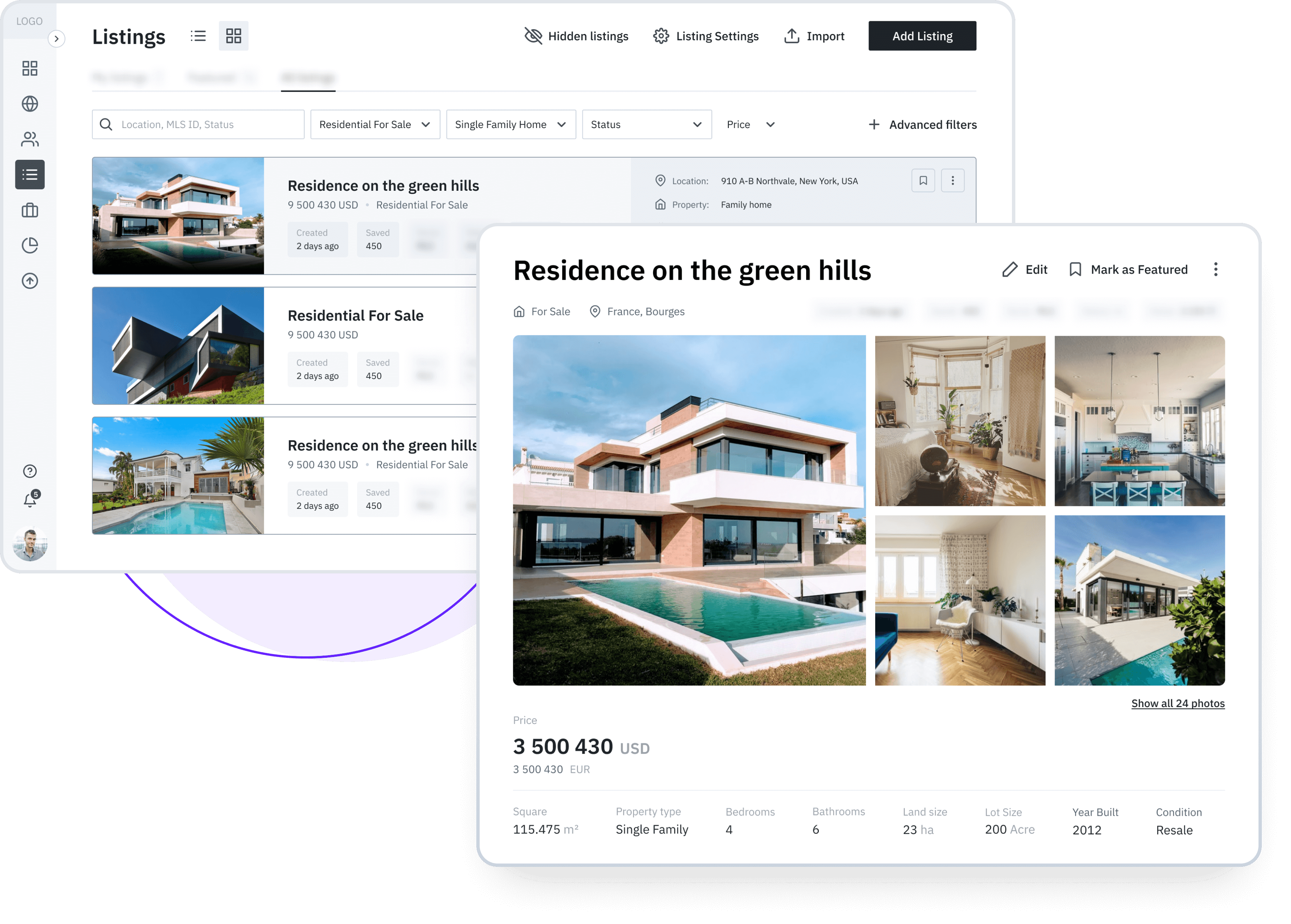 Real Estate Wizard Wireframes: User experience design