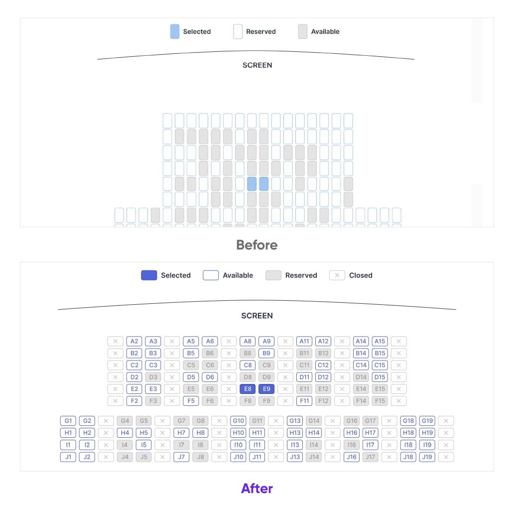 Fixing Bad UX | Cinema Tickets Purchase Service, UX Upgrade Cieden