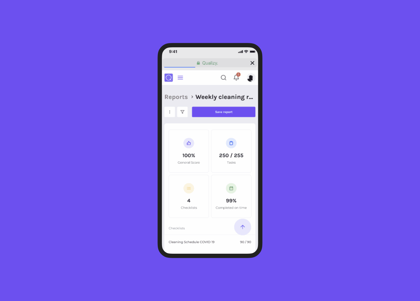 Qualizy. Task tracking for restaurants. Cieden