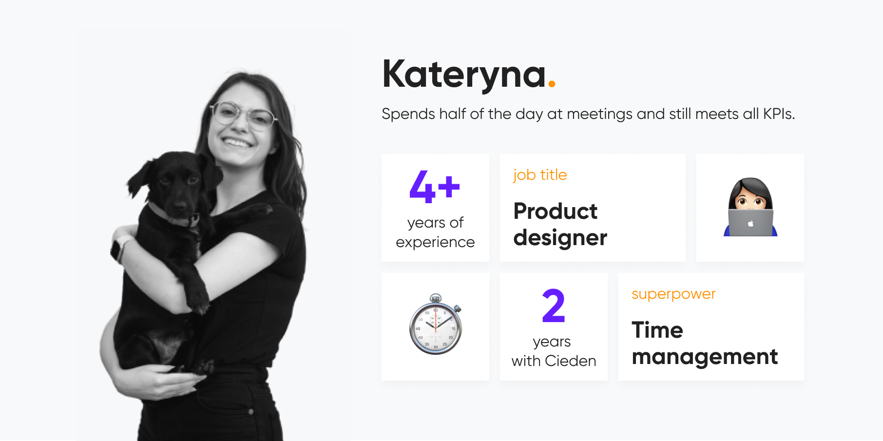 Dedicated product designer from Cieden