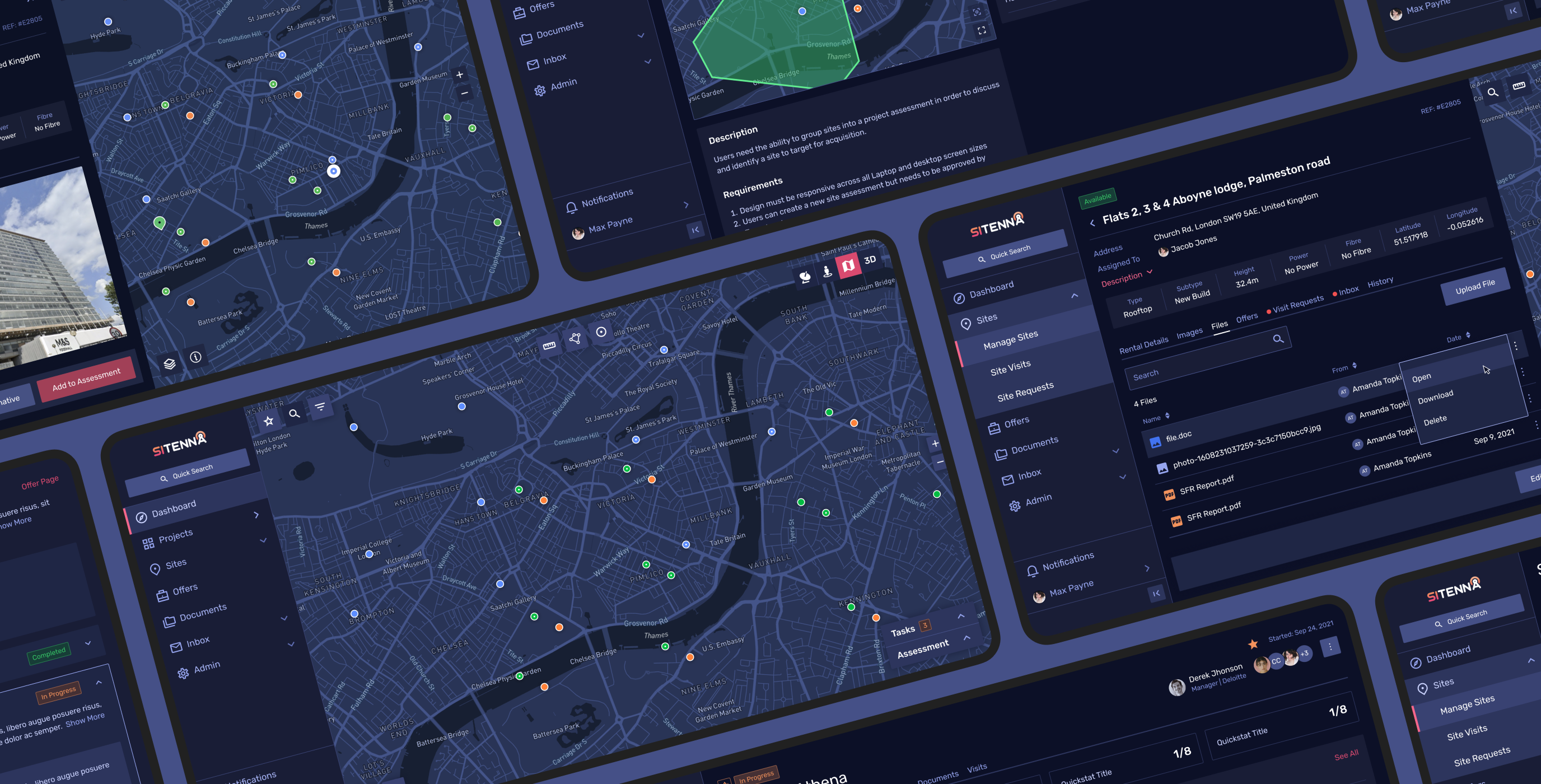 Sitenna: modernized telecom site acquisition & management platform Cieden