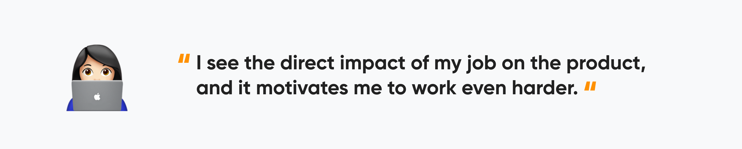 quote about the result of the work of a dedicated product designer