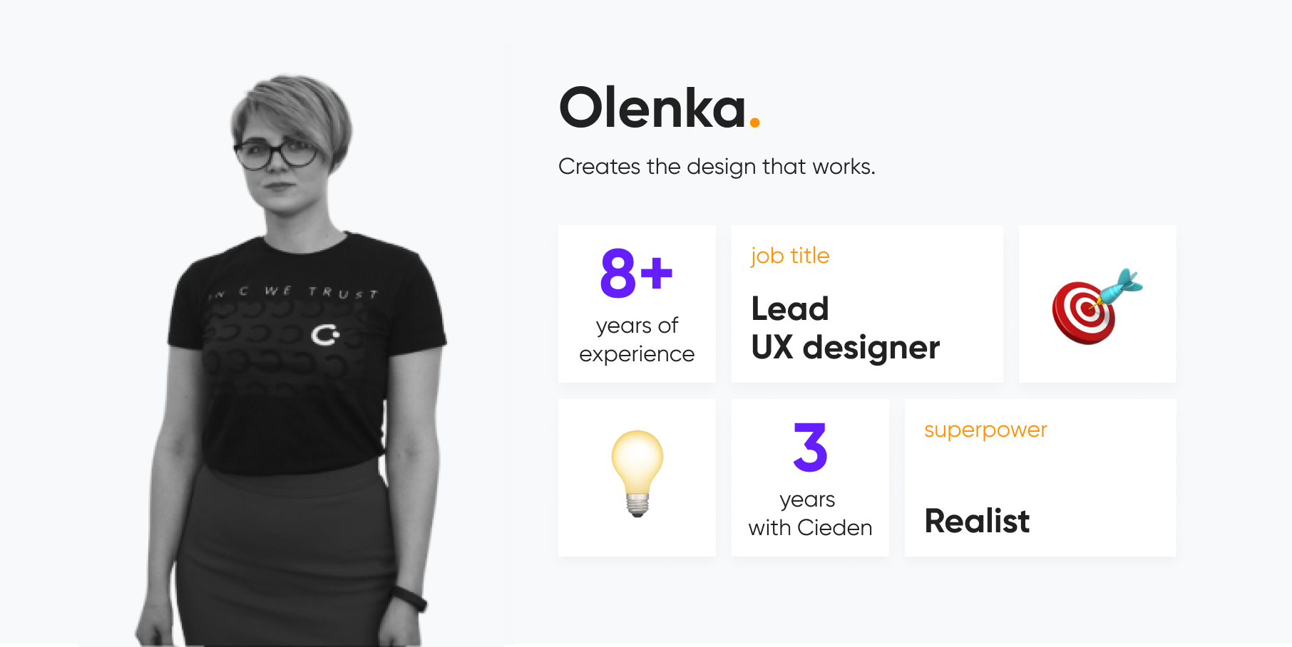 Lead UX dedicated designer