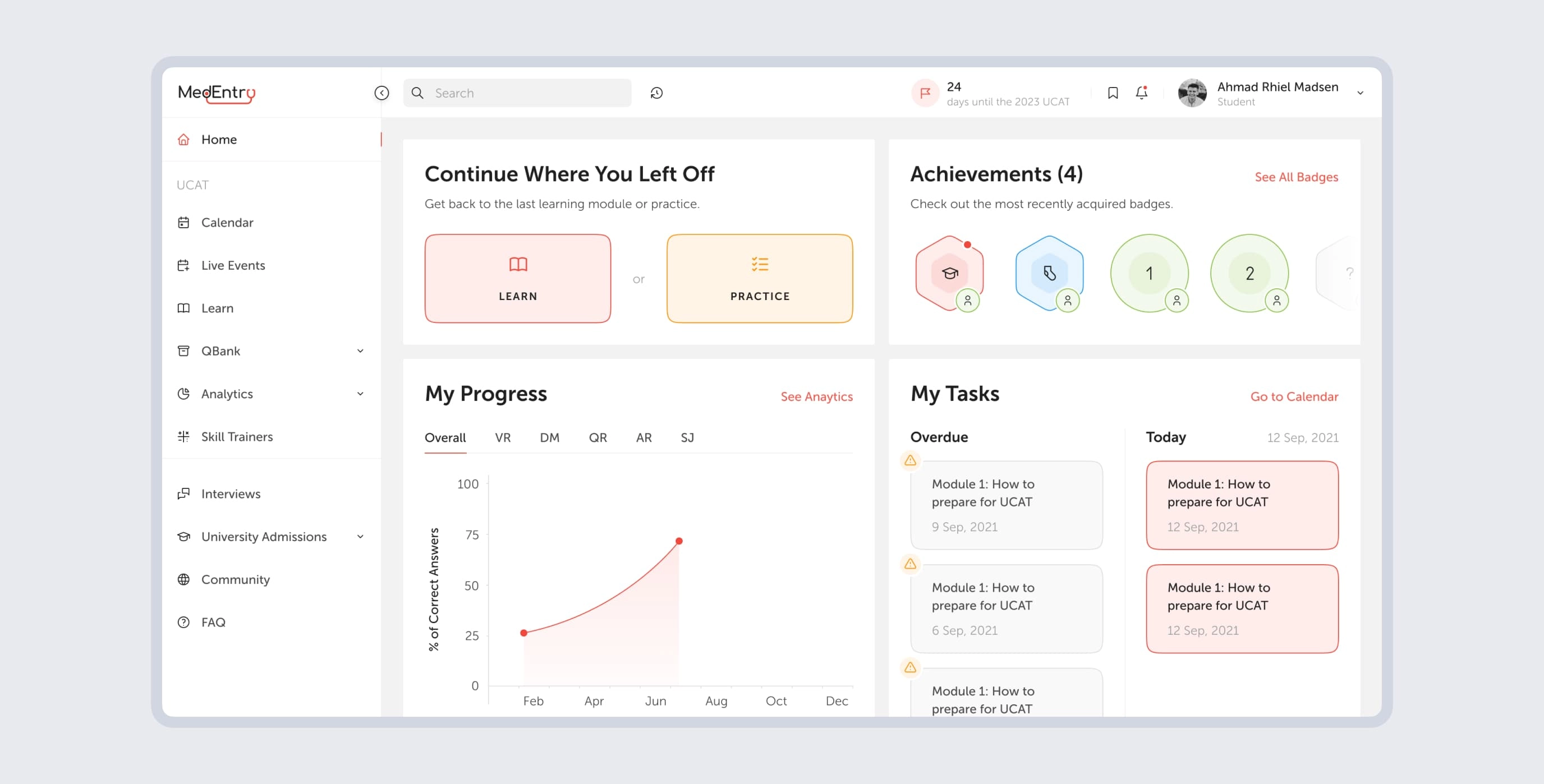 MedEntry digital product design