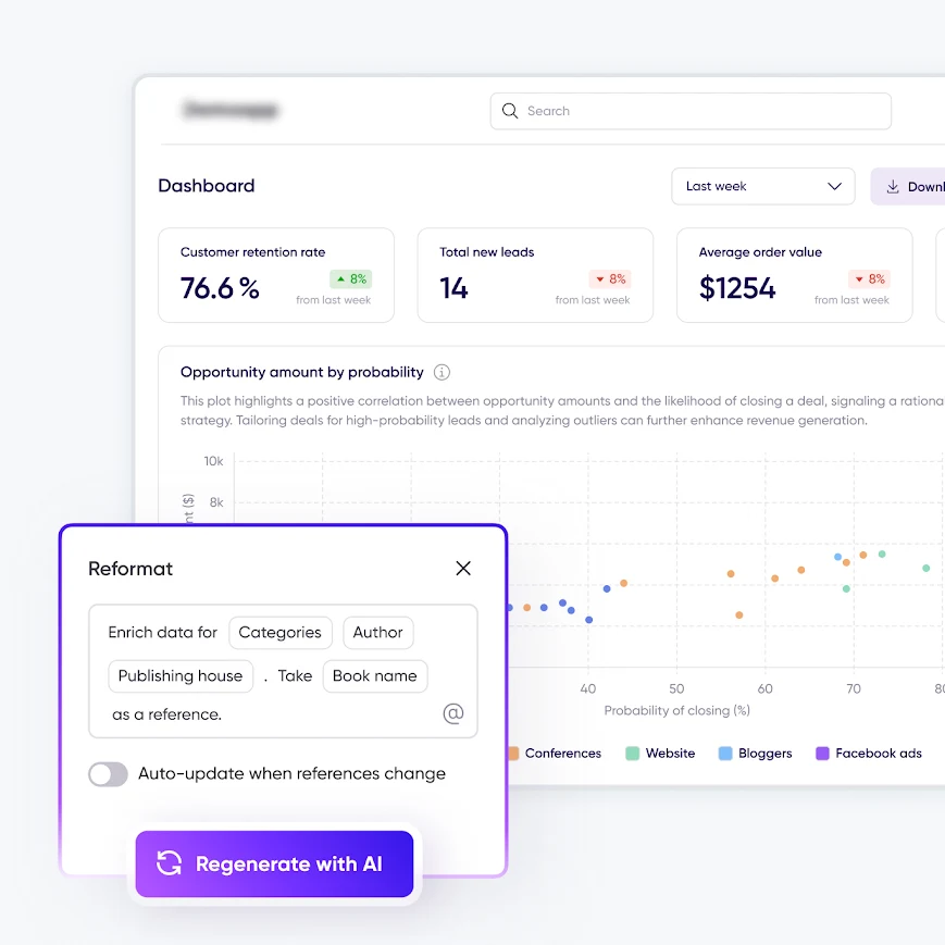 AI data management tool
