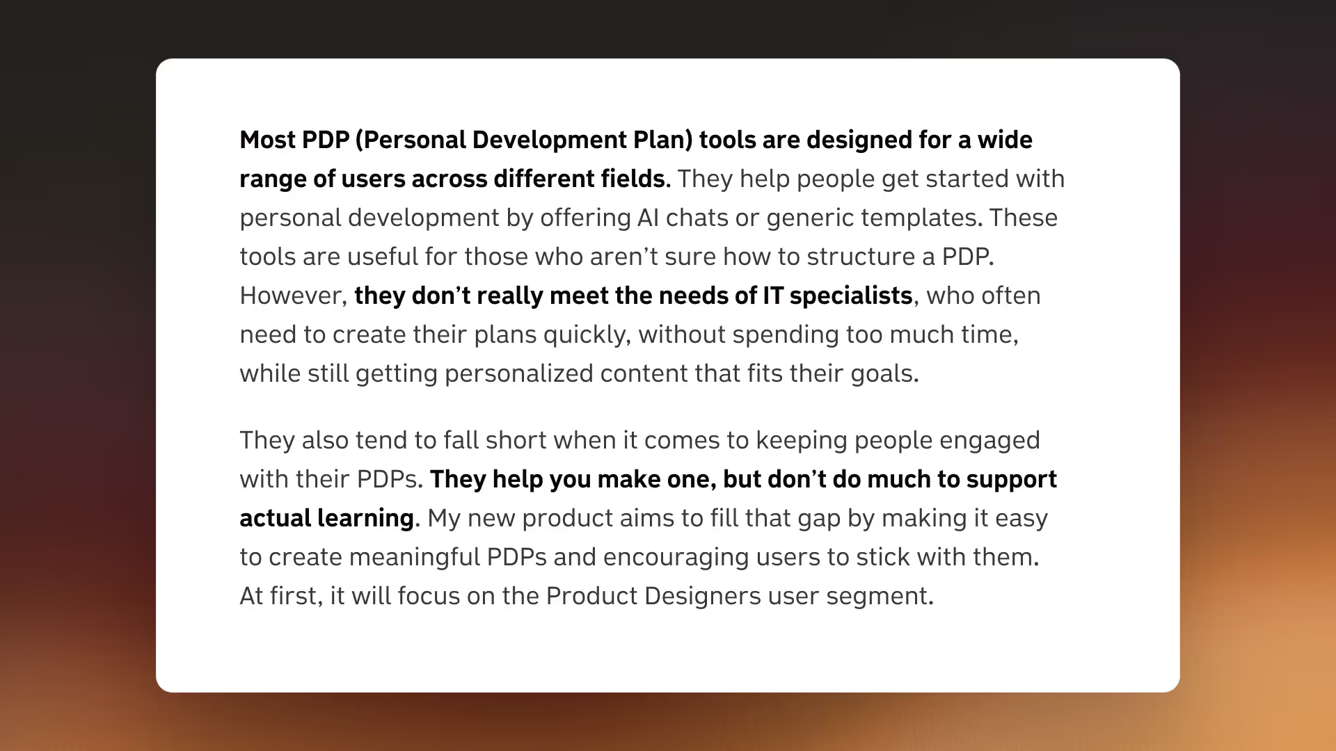 Problem statement