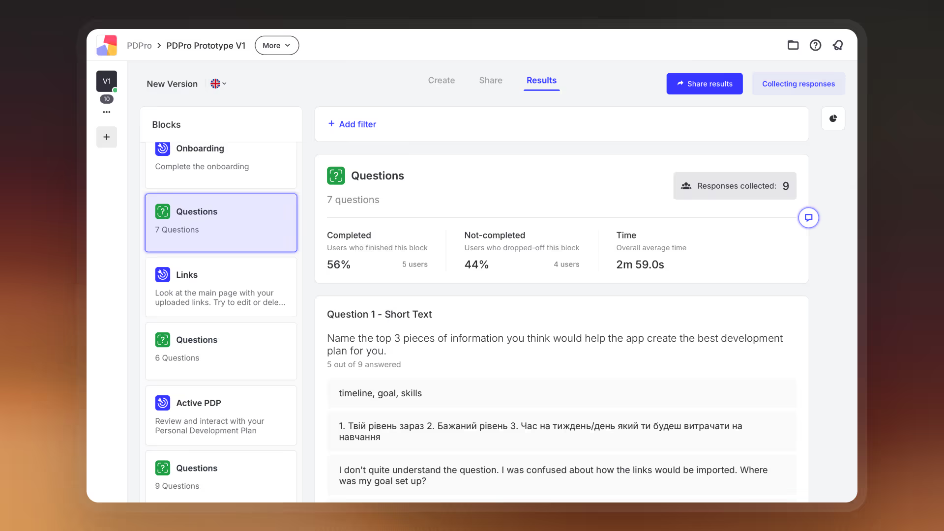 Unmoderated user tests