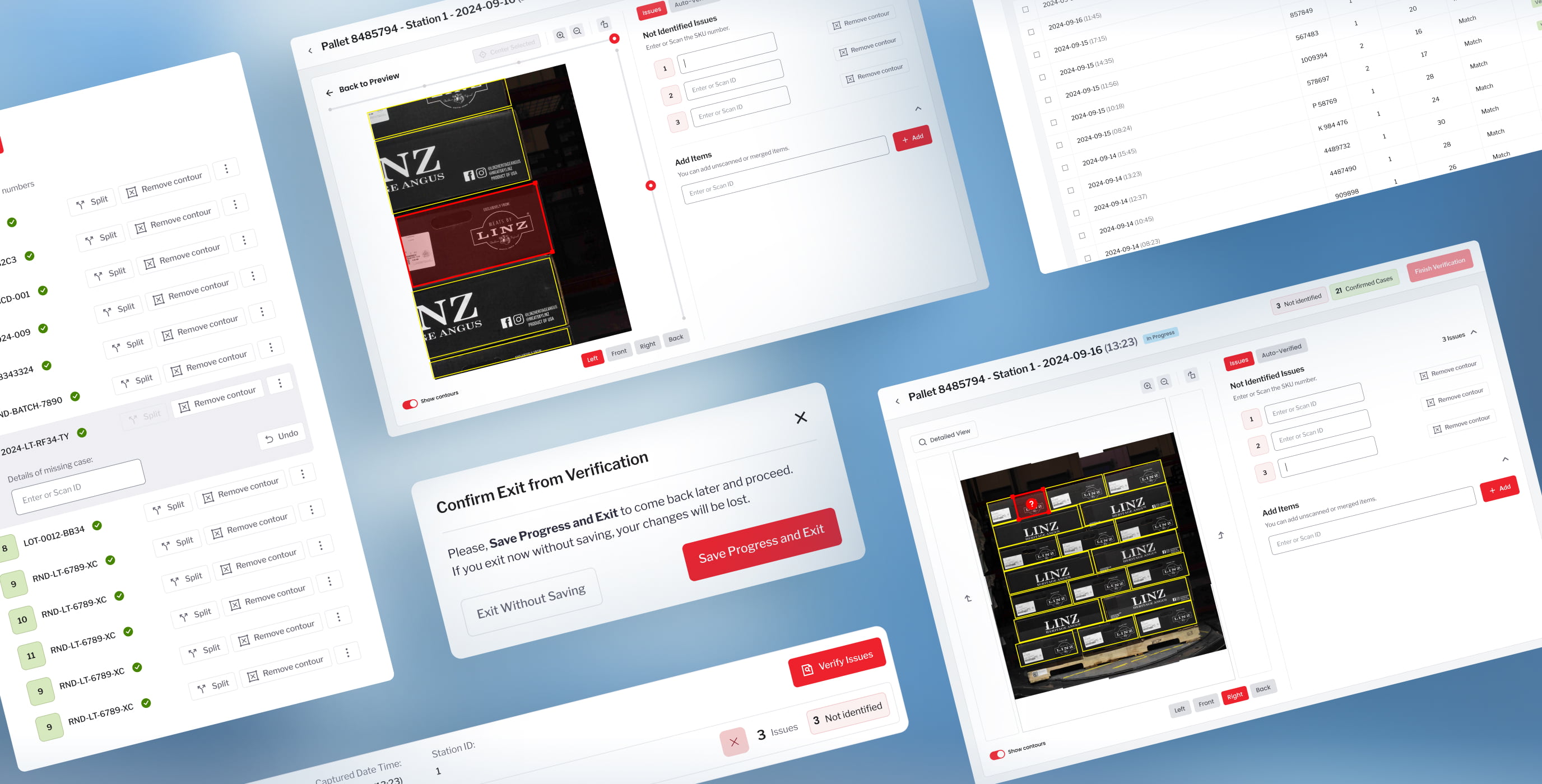 Inventory management UI that speeds up discrepancy verification and resolution Cieden