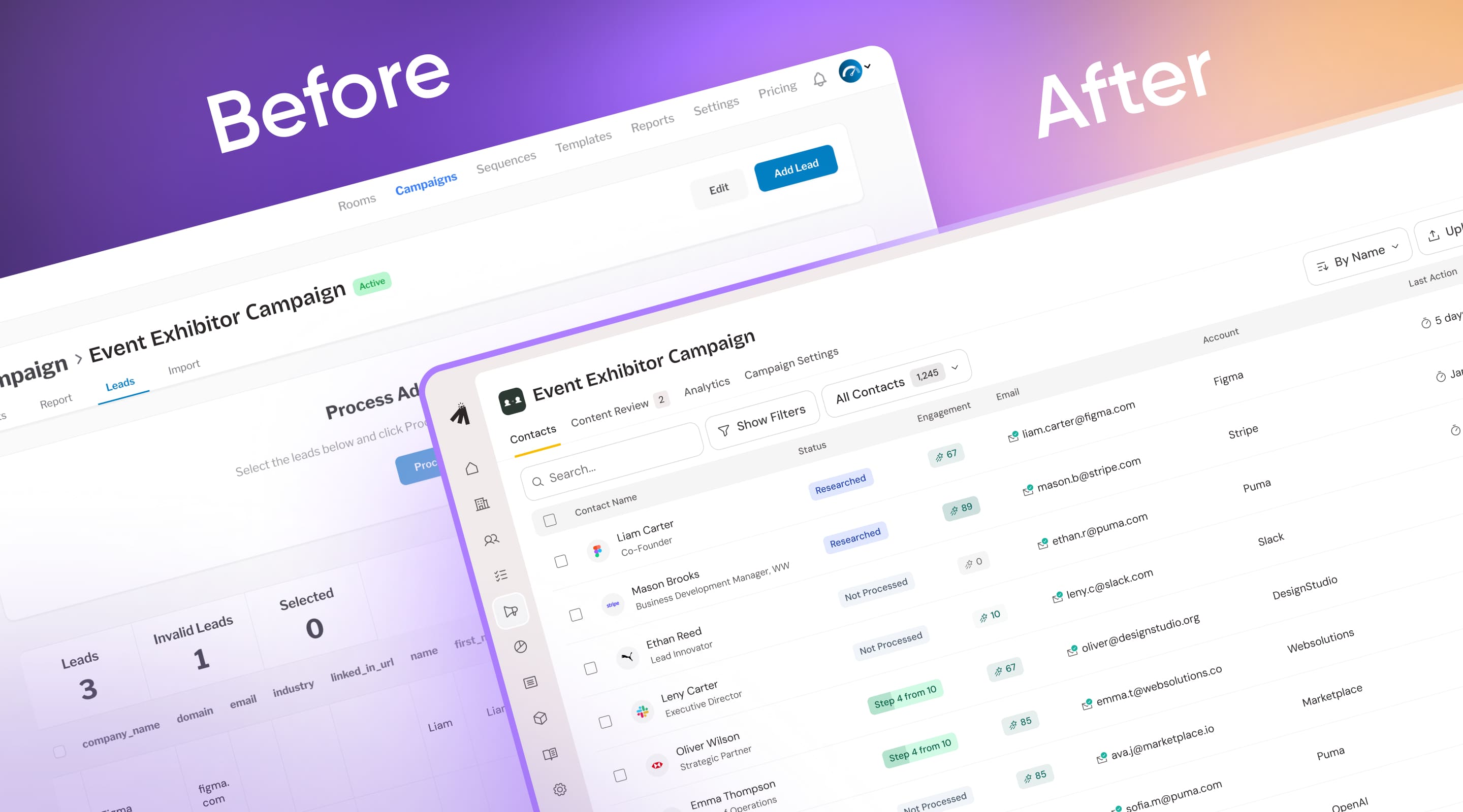 RevvedUp: redesigning an account-based marketing software MVP for scale Cieden