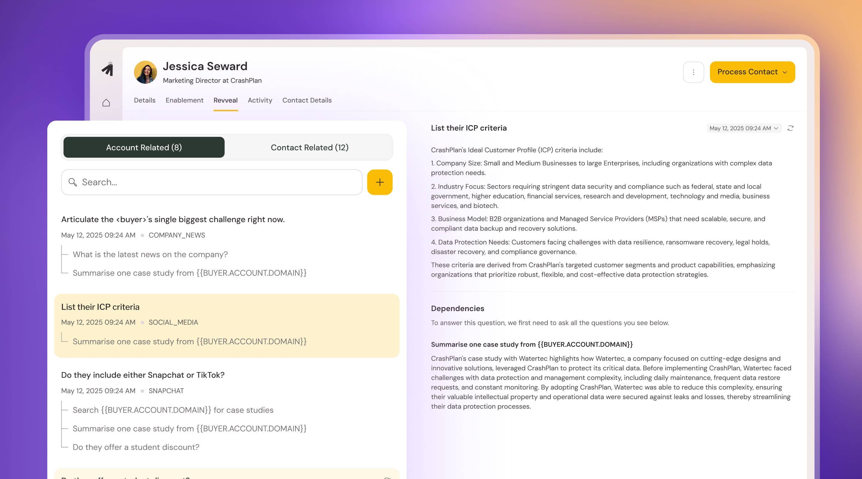 RevvedUp: redesigning an account-based marketing software MVP for scale Cieden