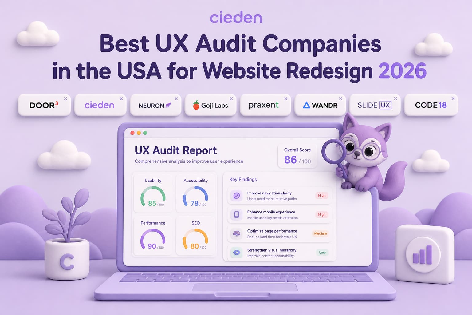8 Best UX Audit Companies in the USA for Website Redesign in 2026 Cieden