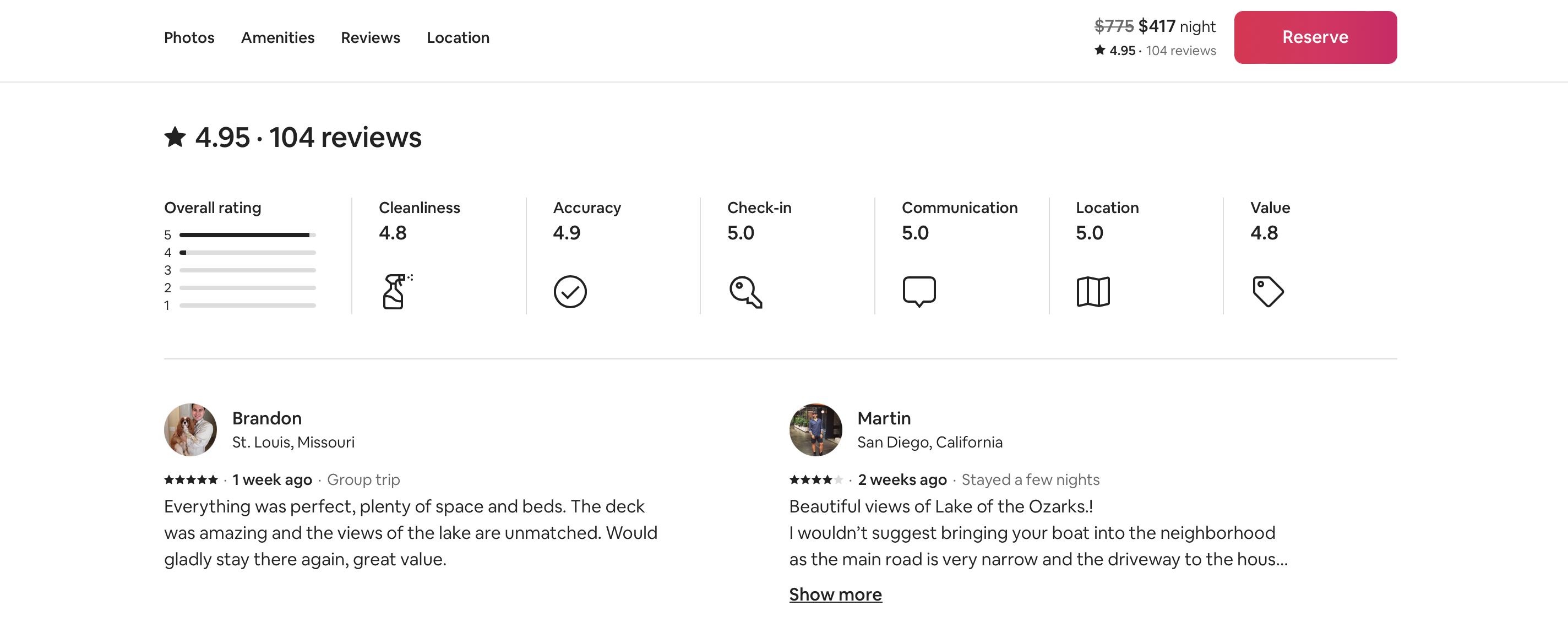 Feedback system feature.