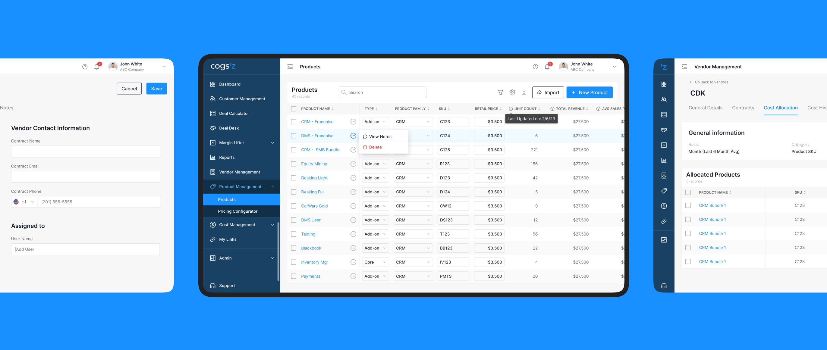 Cogsʼz: transforming complex Excel workflows into a profit-first SaaS platform. Cieden