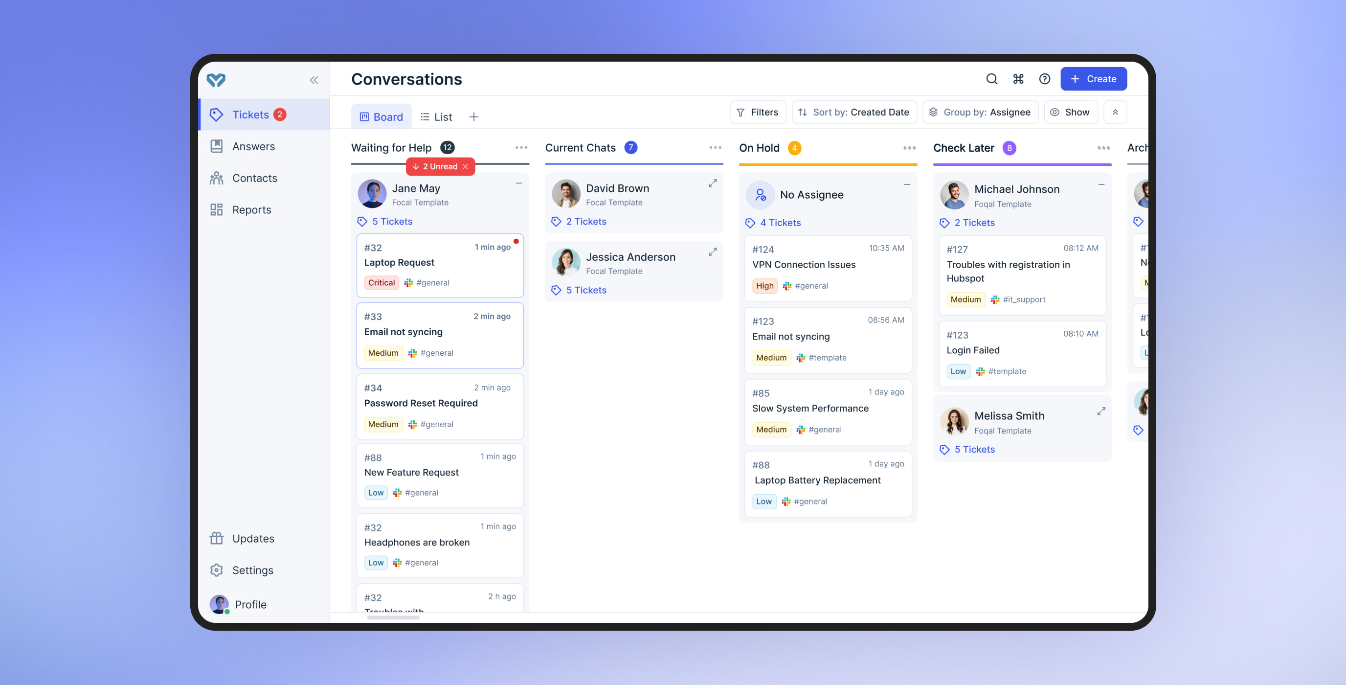 Redesigning a support ticket UI & UX for scalable efficiency in Slack Cieden