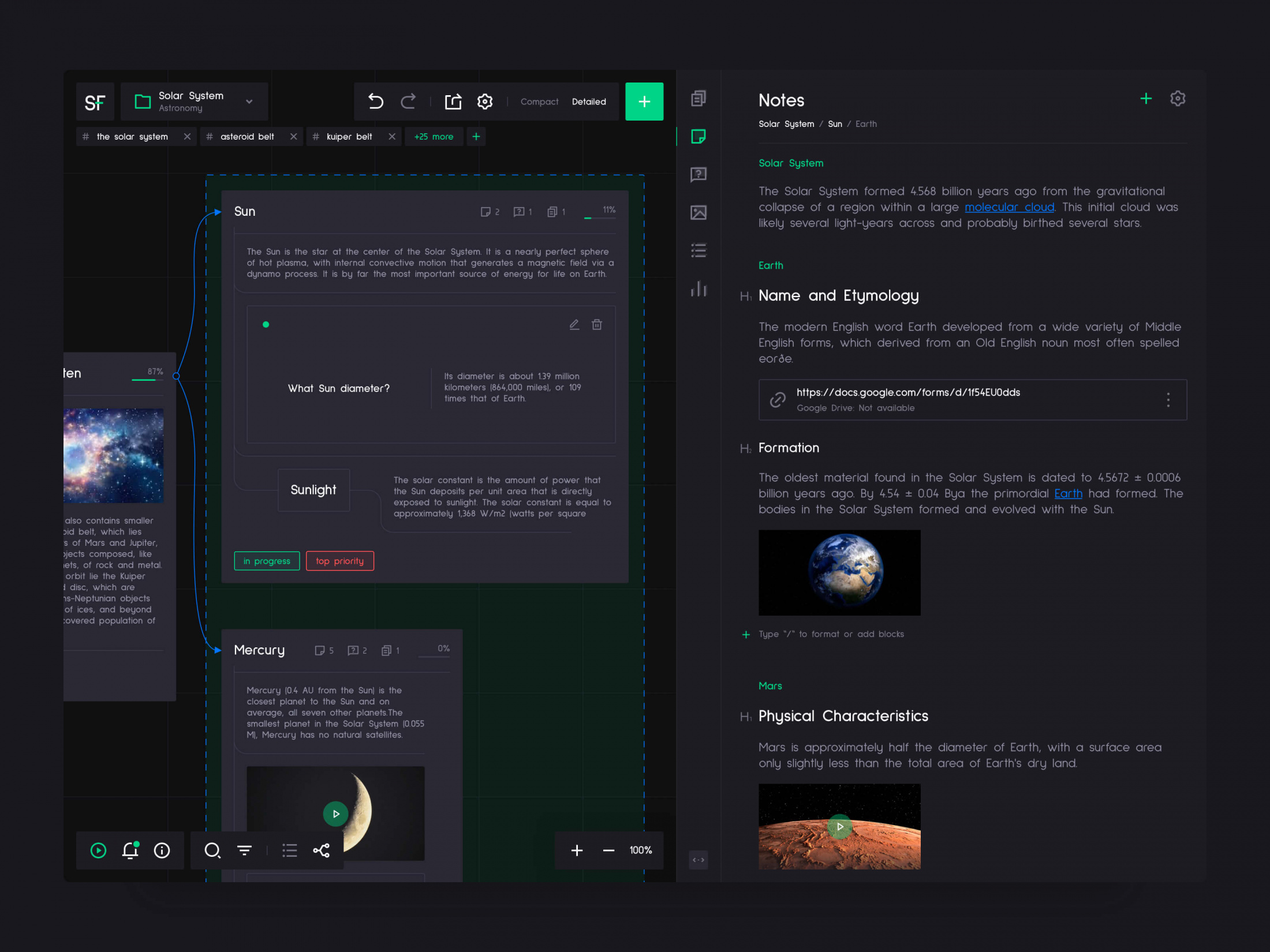 UX/UI Design for educational app: UI Concept