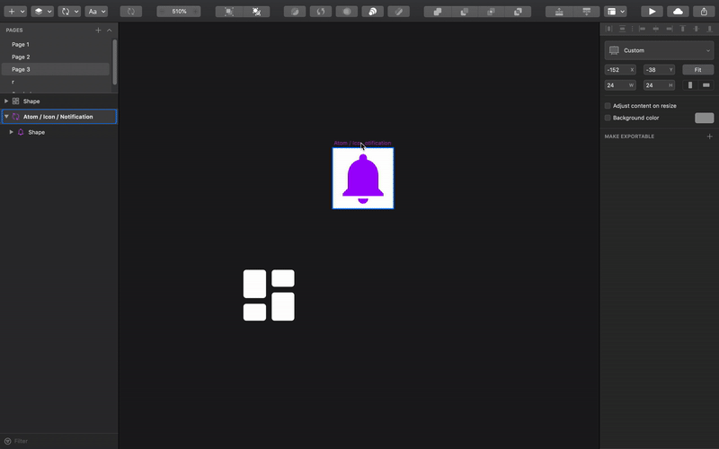 Adding the icon — Sketch 52