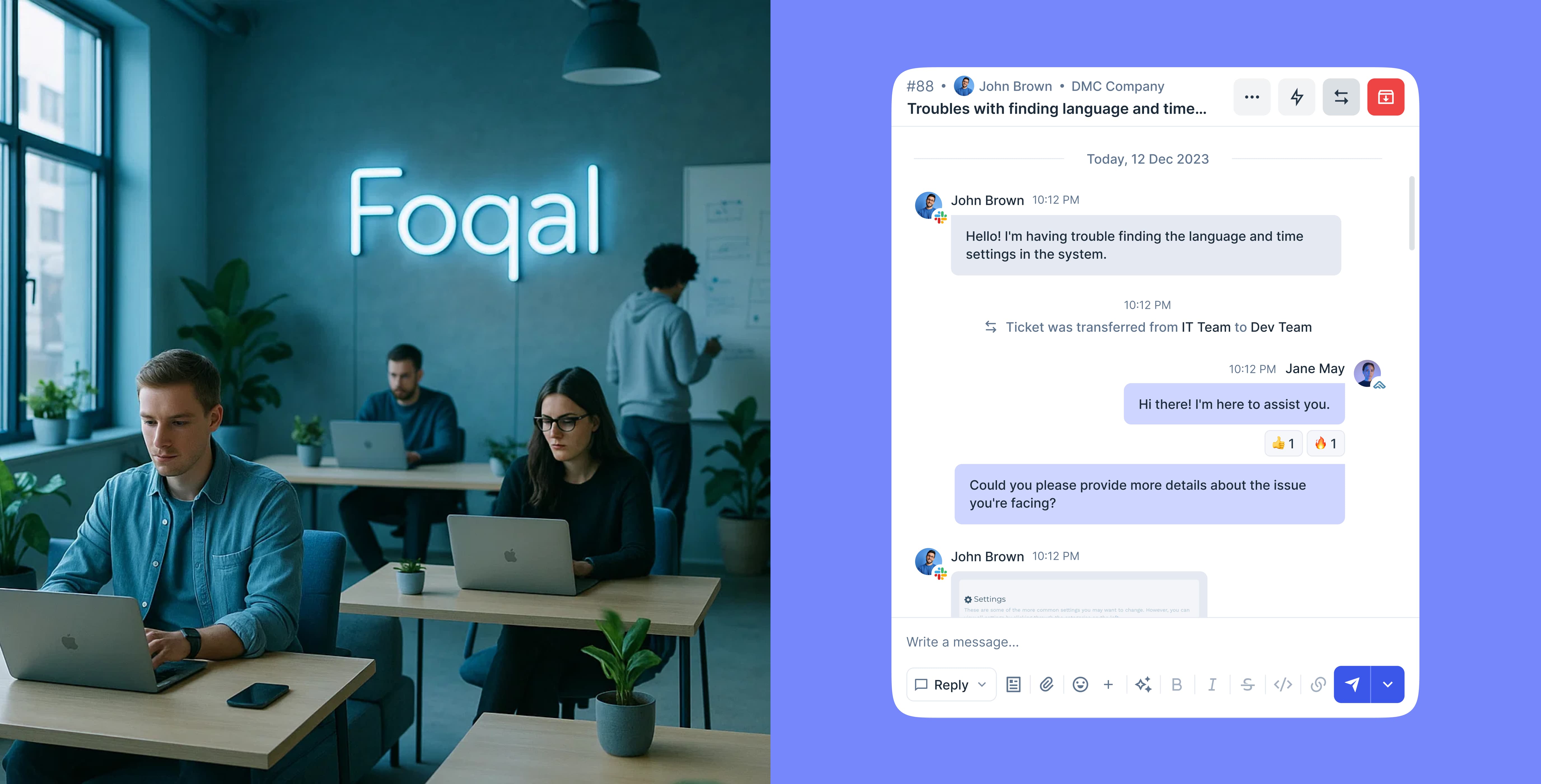 Foqal: redesigning a Slack-first support platform to scale with teams Cieden