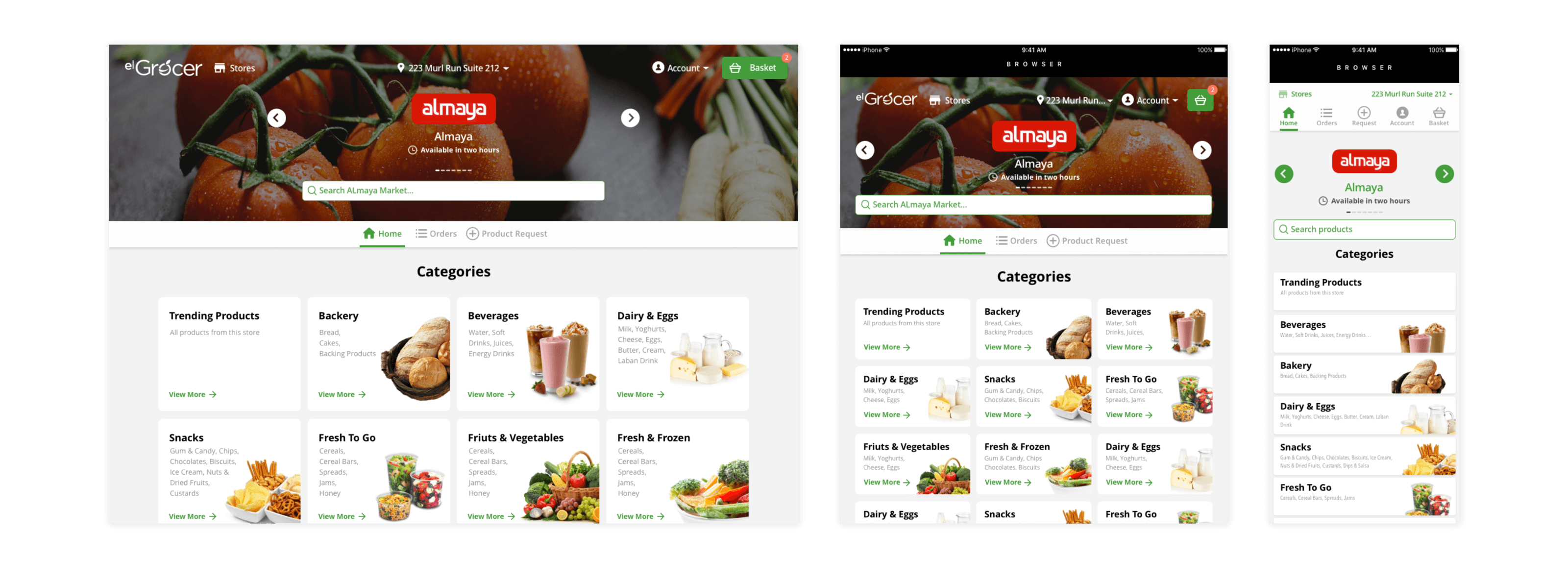 Grocery and Food Delivery Site UX: Allow Users to Add “Past