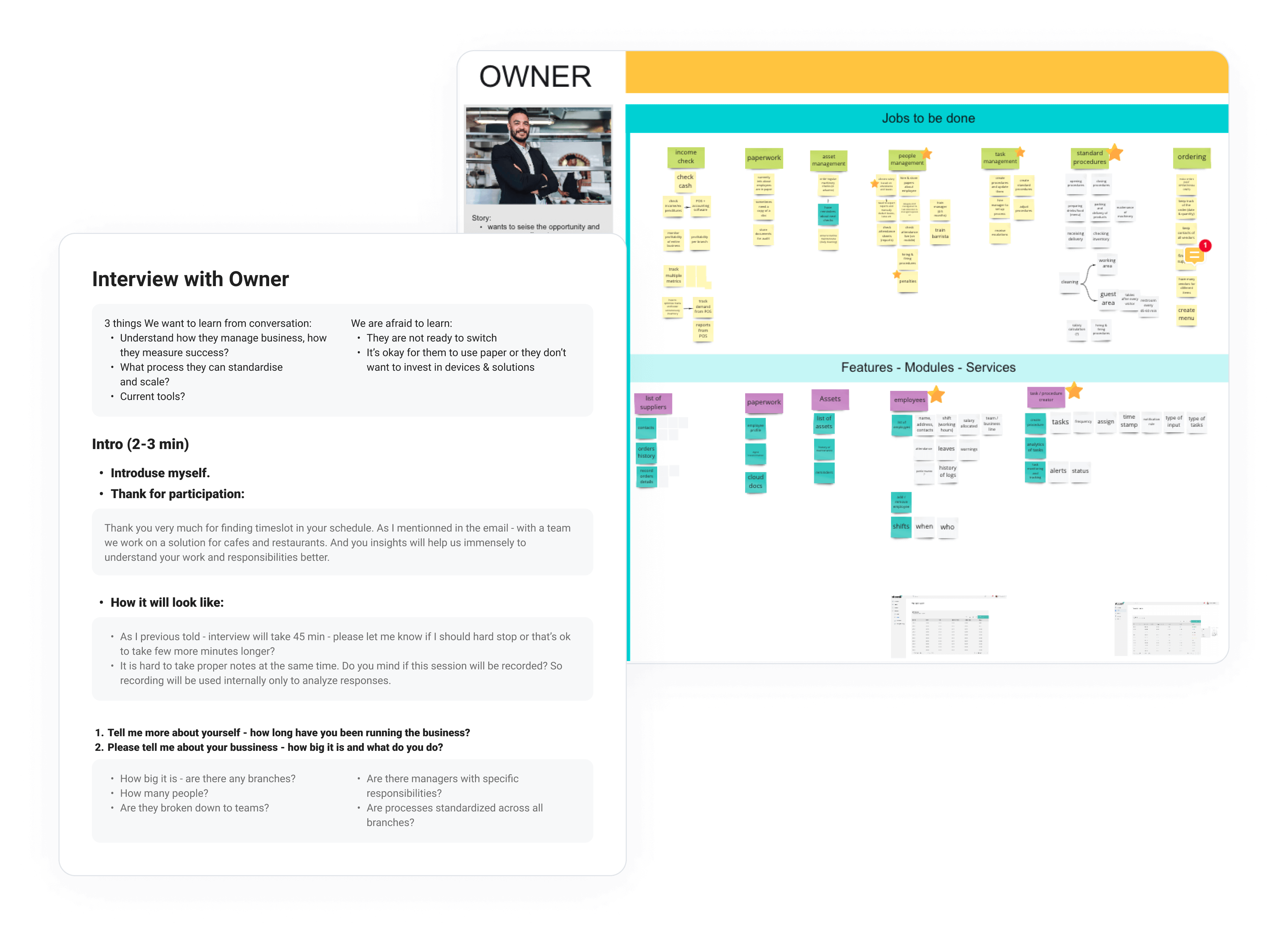UX/UI Design for SaaS solution: Discovery Phase