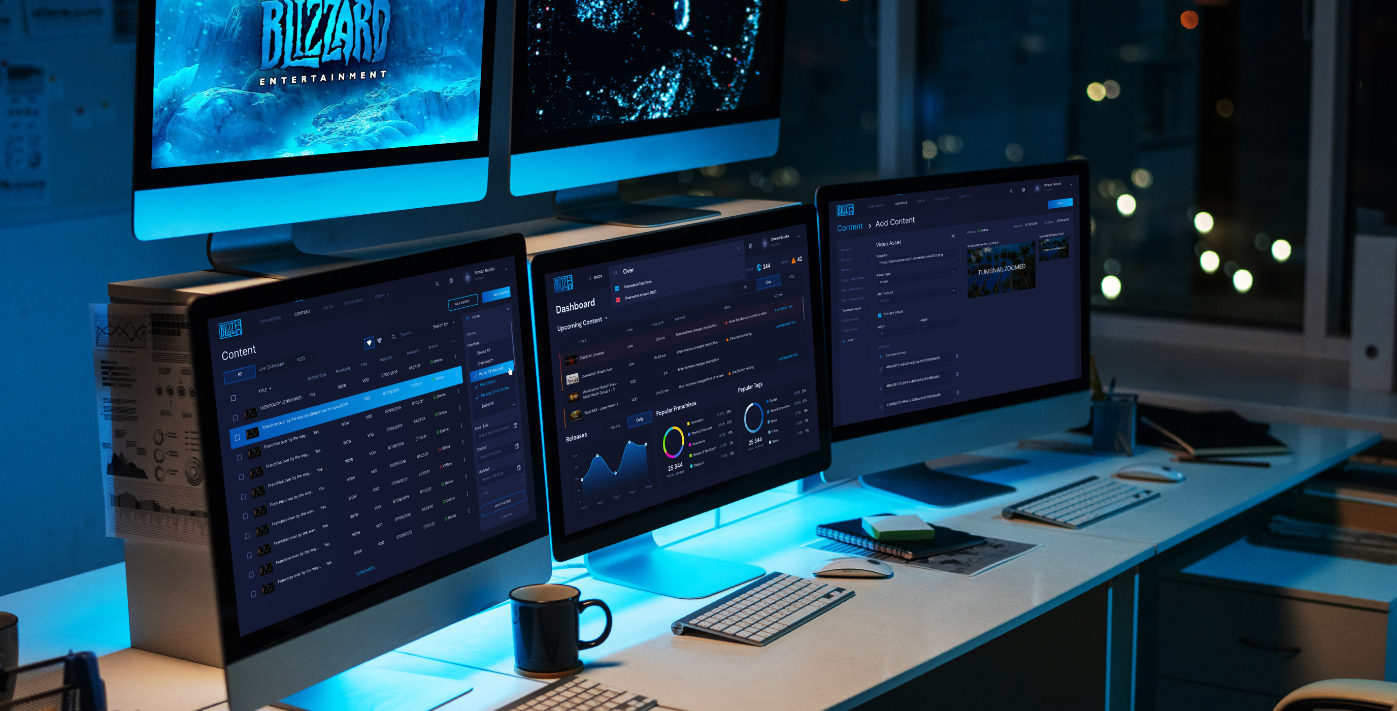 A CMS for Blizzard Cieden