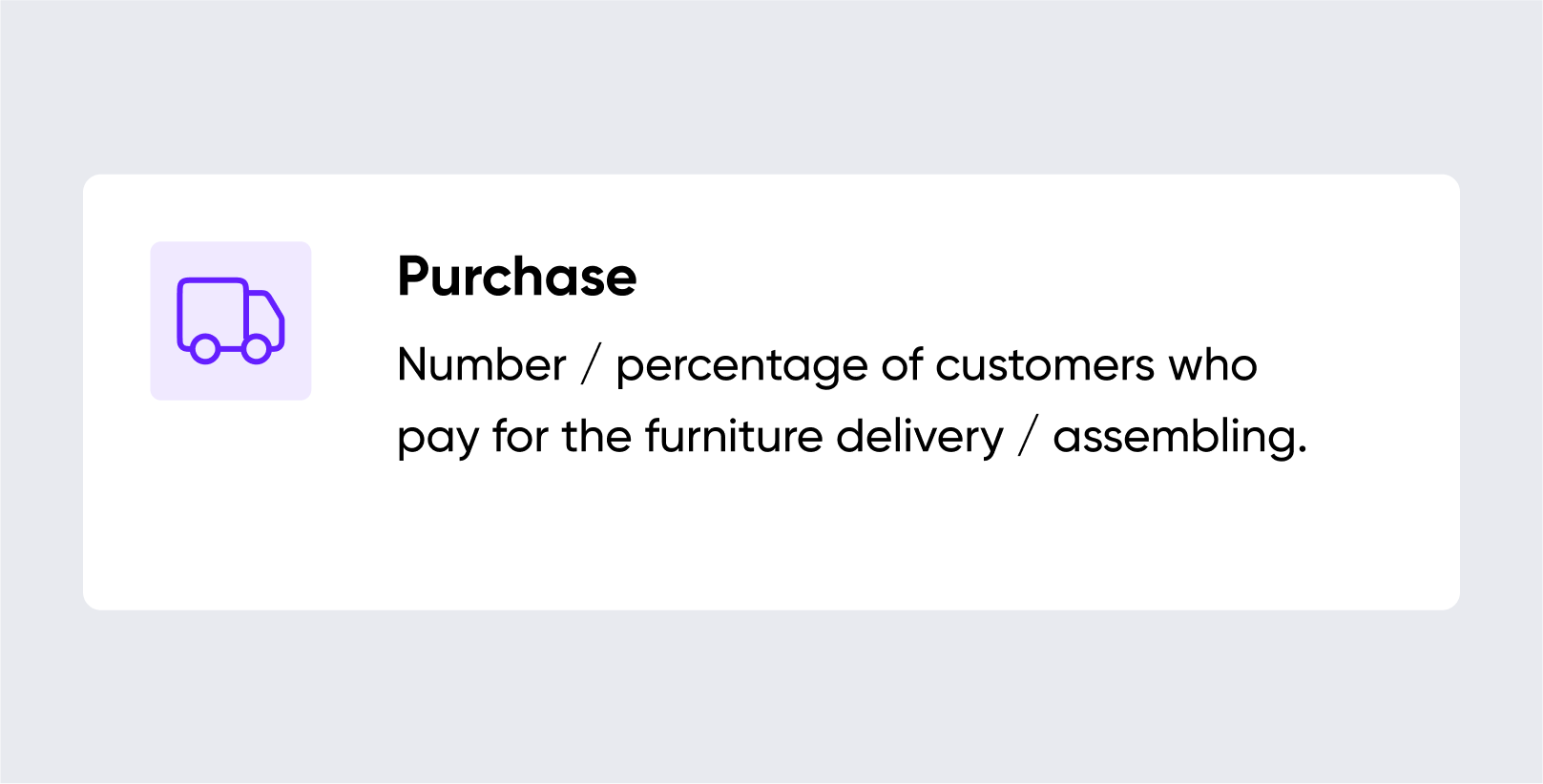 KPI for purchase stage