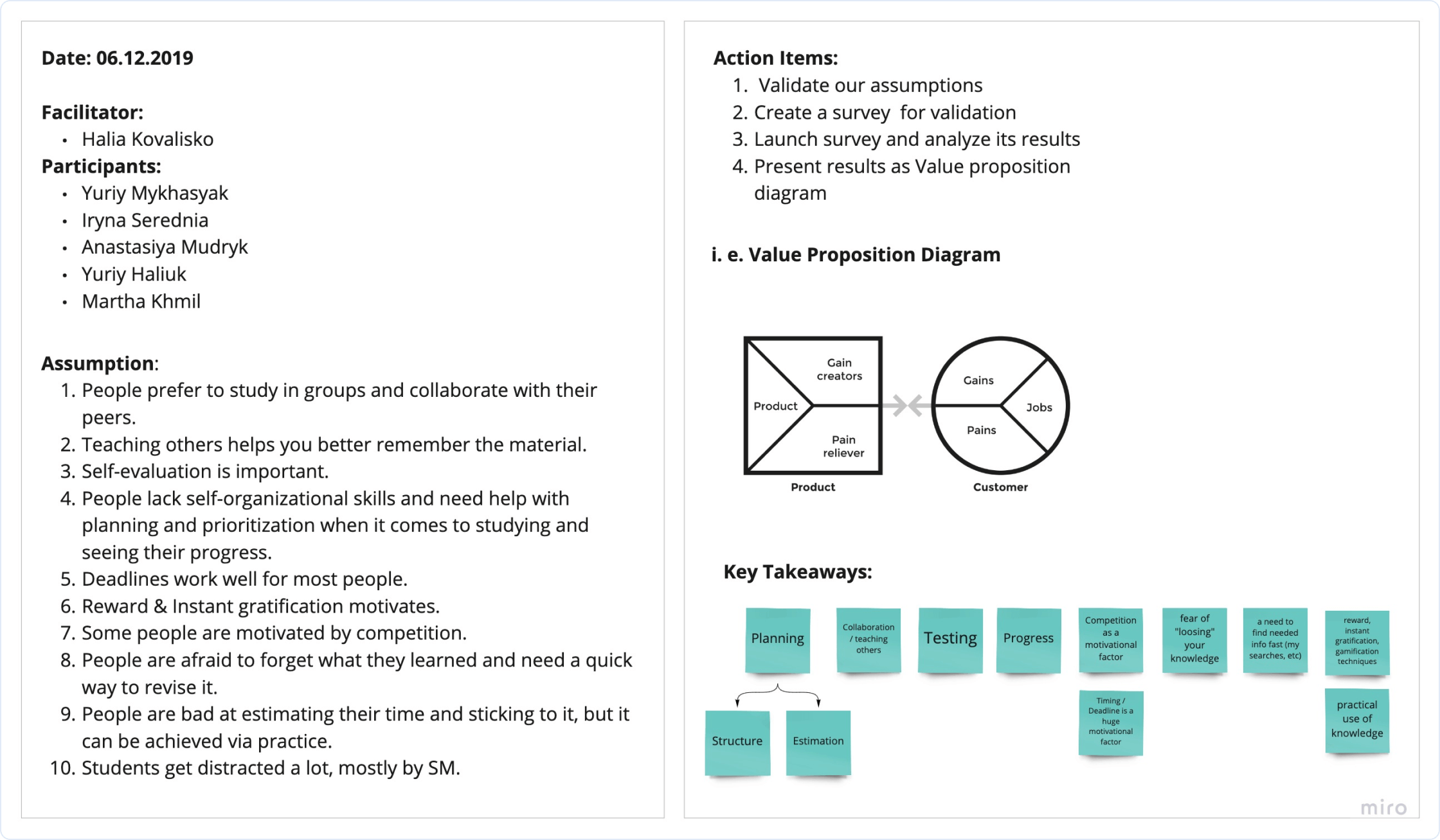 UX/UI Design for educational app: Brainstorming Workshop