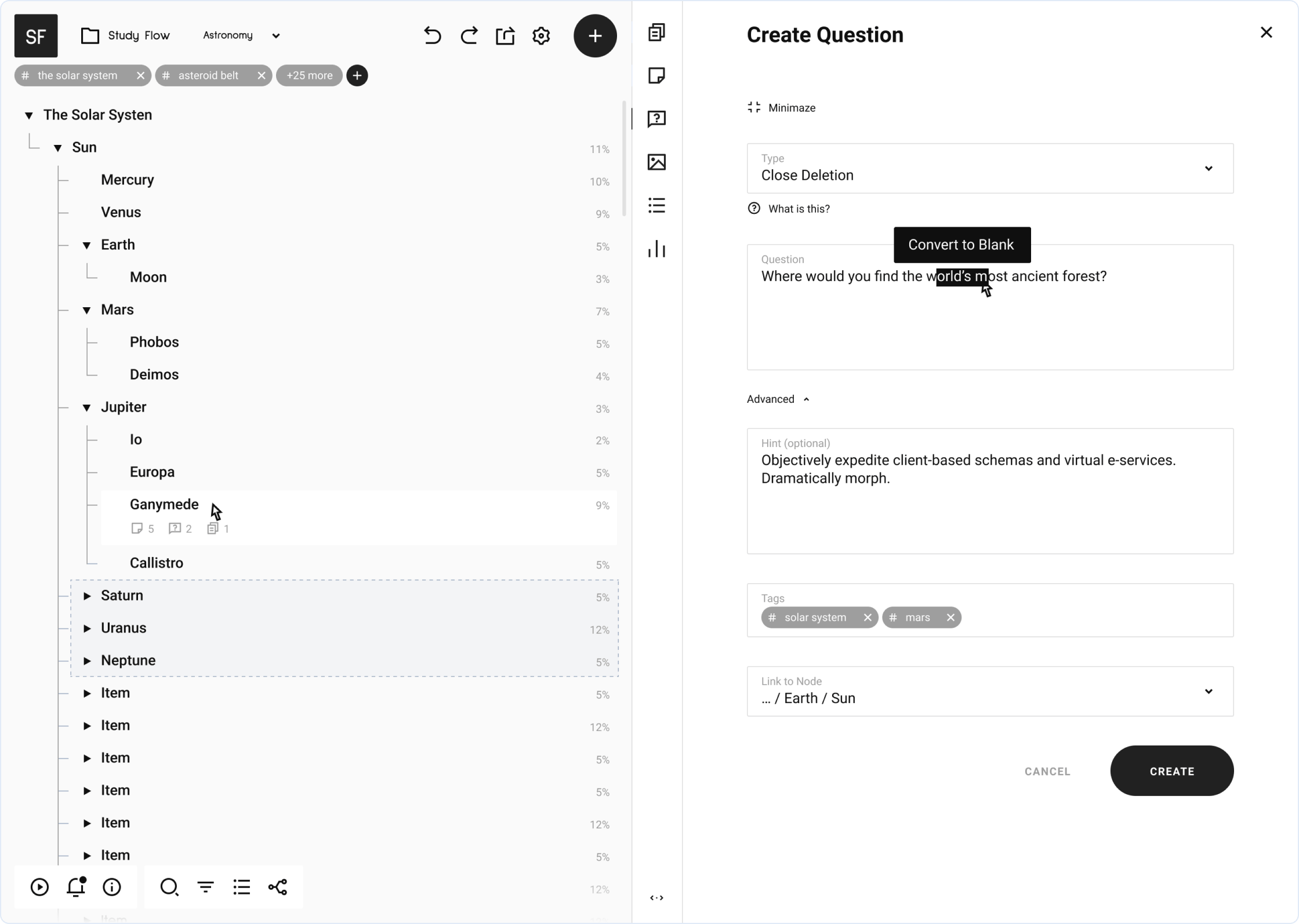UX/UI Design for educational app: Wireframing