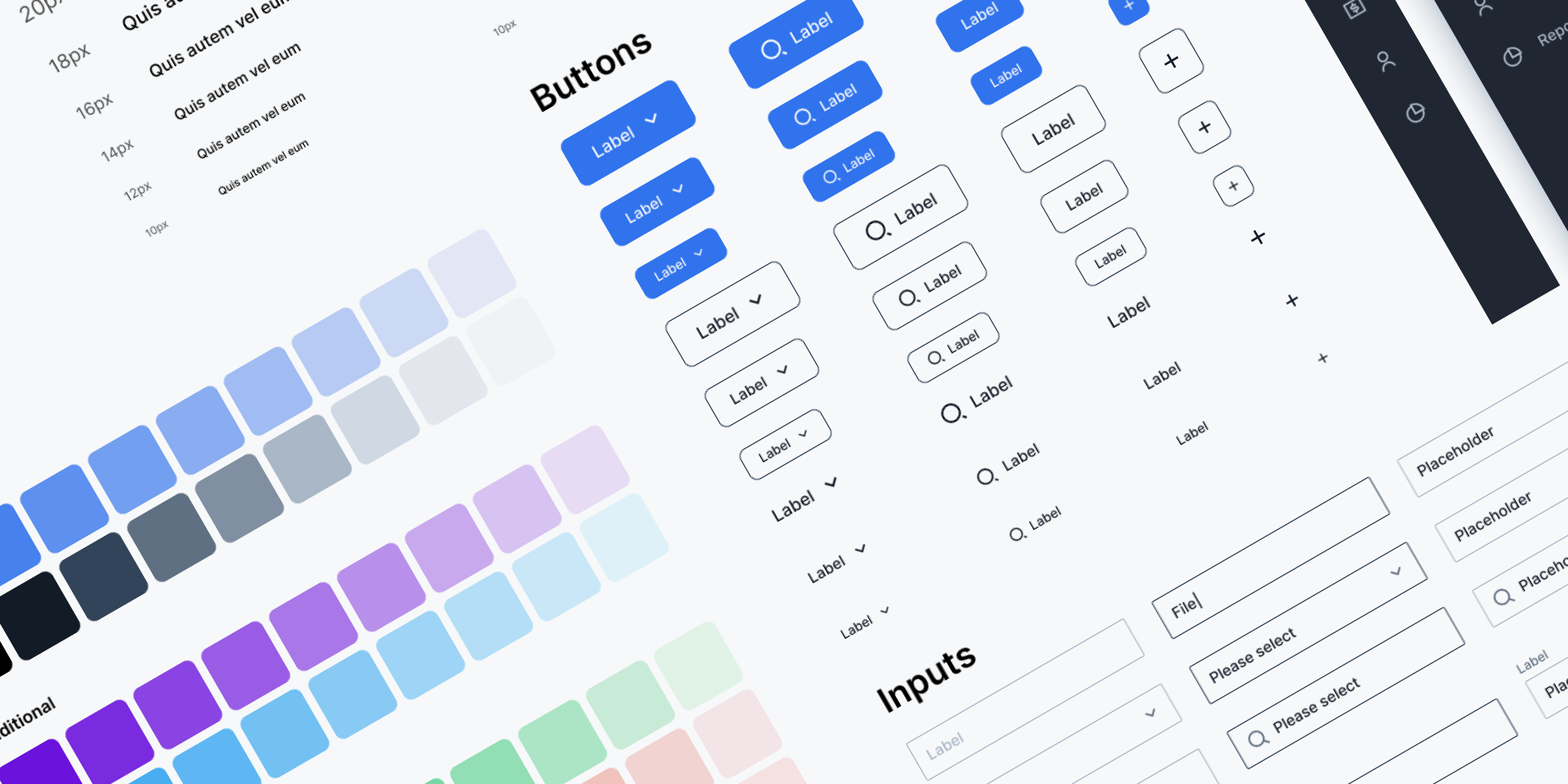 UX/UI Design for SaaS solution: Design System