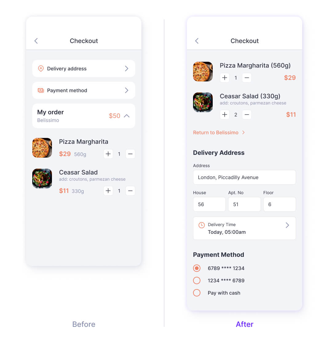 Fixing 9 Common UX Mistakes in Food Delivery App | UX Upgrade Cieden