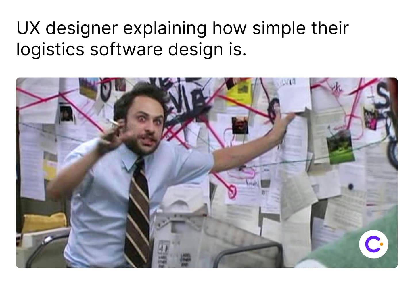 logistics design meme