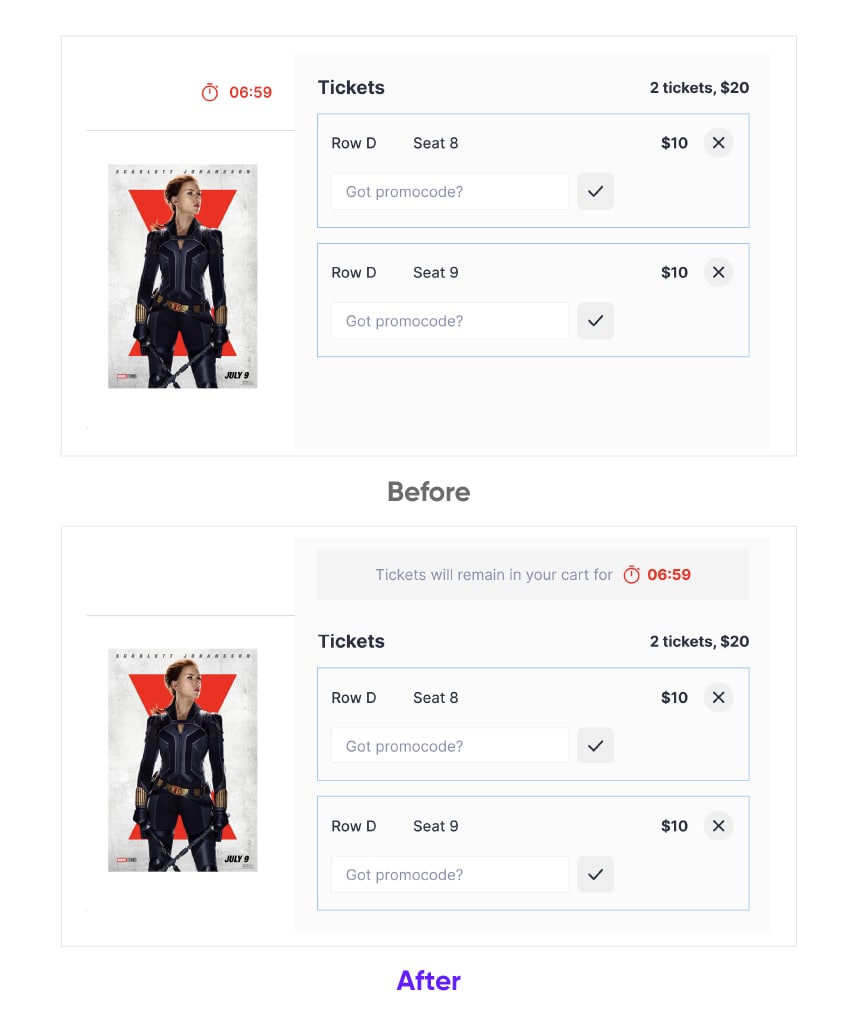 Fixing Bad UX | Cinema Tickets Purchase Service, UX Upgrade Cieden