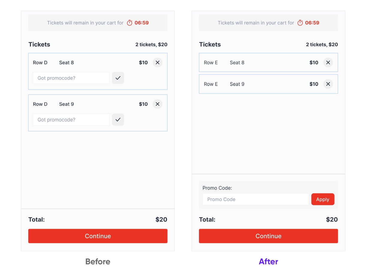 Fixing Bad UX | Cinema Tickets Purchase Service, UX Upgrade Cieden