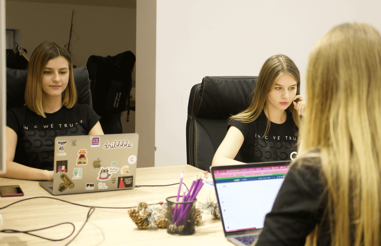 Marketing team at Cieden