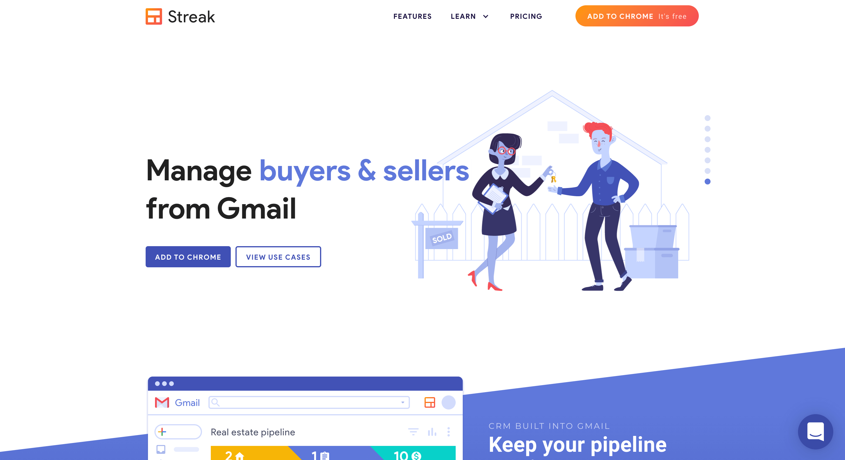 Unique combo of strategies striking the customer outright from Streak