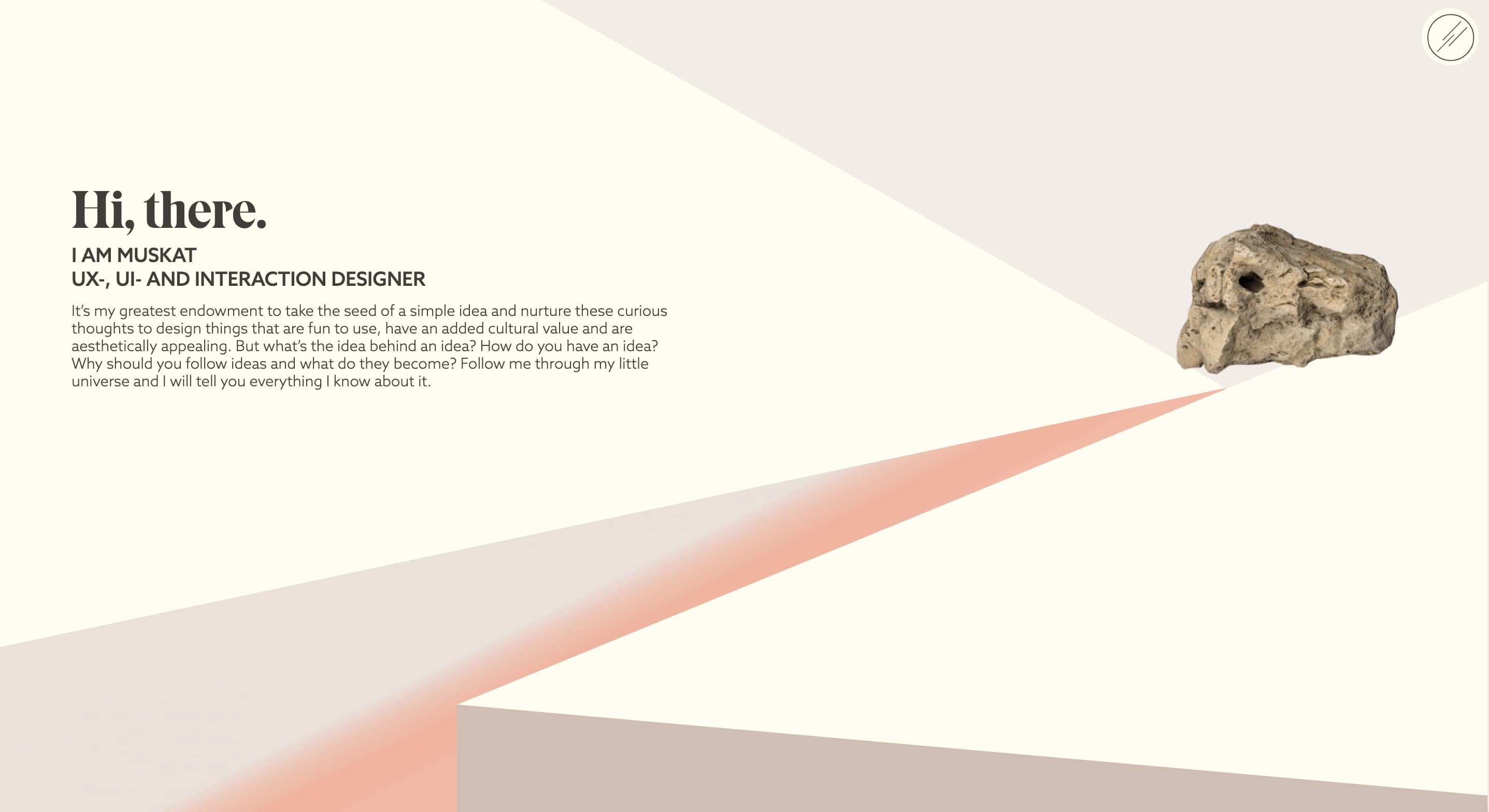 Creative UX/UI designer portfolio