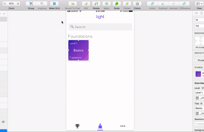 Make Grid function in Sketch