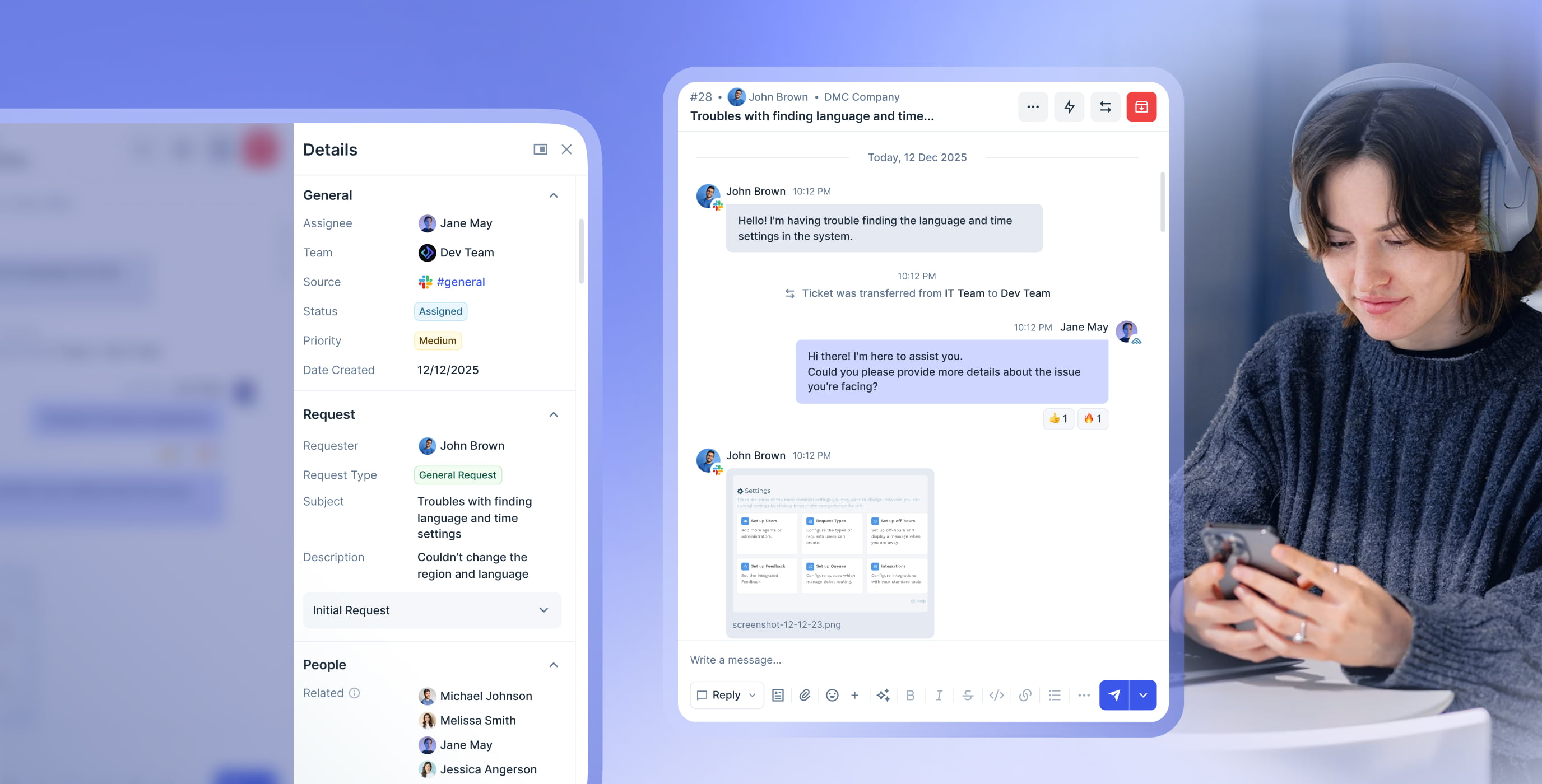 Redesigning a support ticket UI & UX for scalable efficiency in Slack Cieden