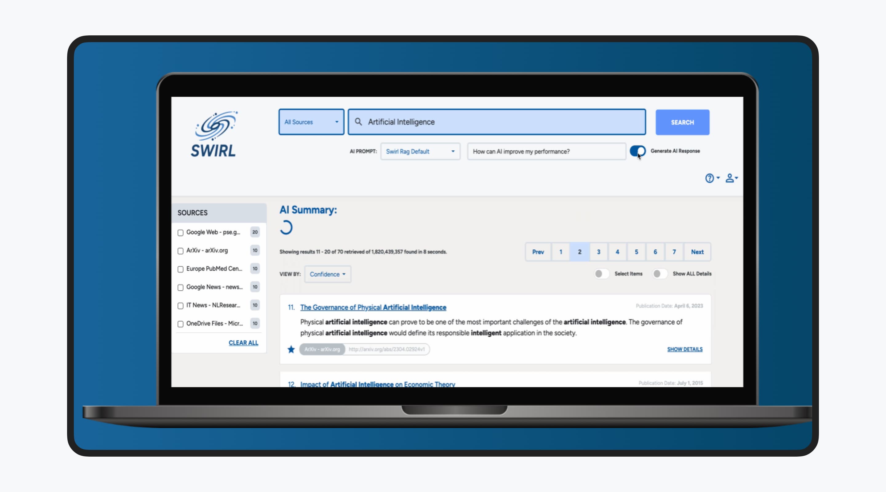 SWIRL &mdash; secure enterprise AI platform
