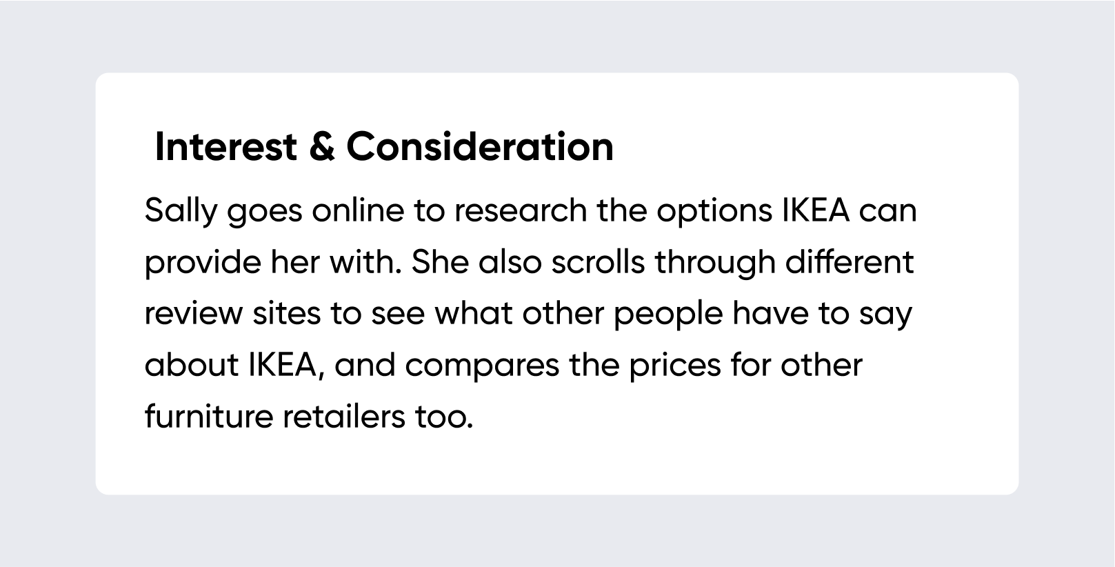 Customer Journey Interest Stage