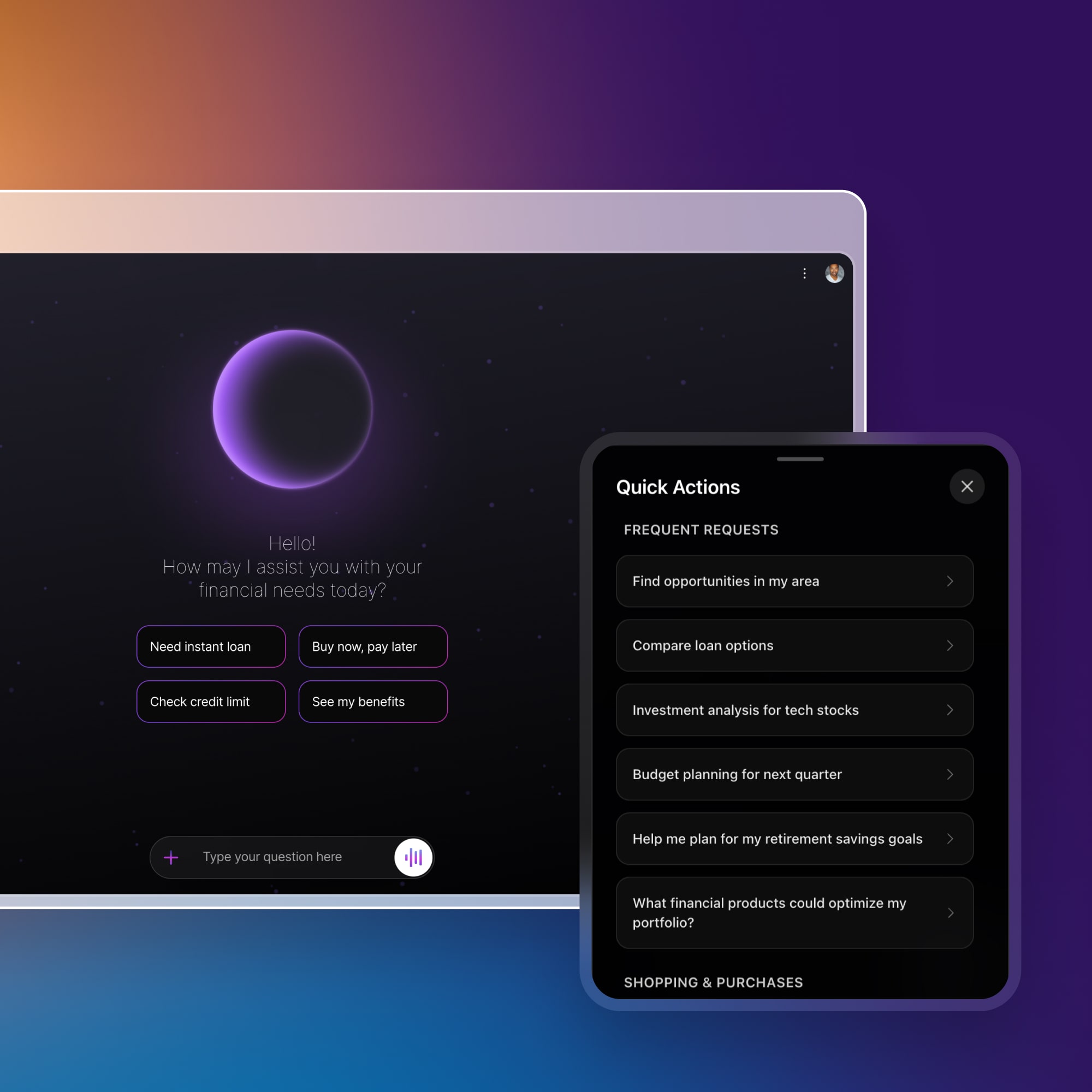 Voice user interface design for a unified, AI-native banking experience