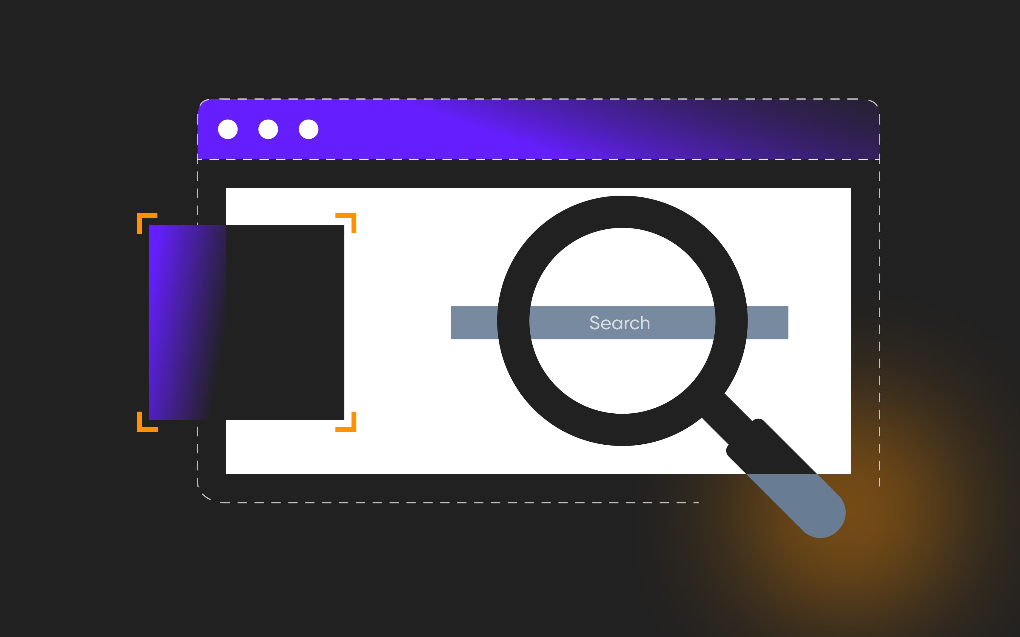 How is advanced search UI useful in enterprise products?