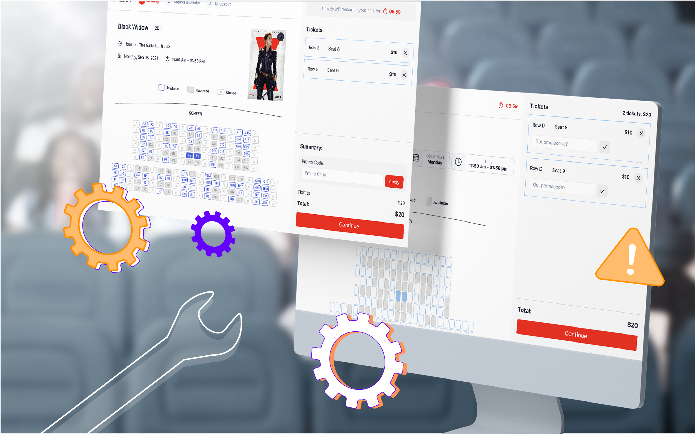 Fixing Bad UX | Cinema Tickets Purchase Service, UX Upgrade