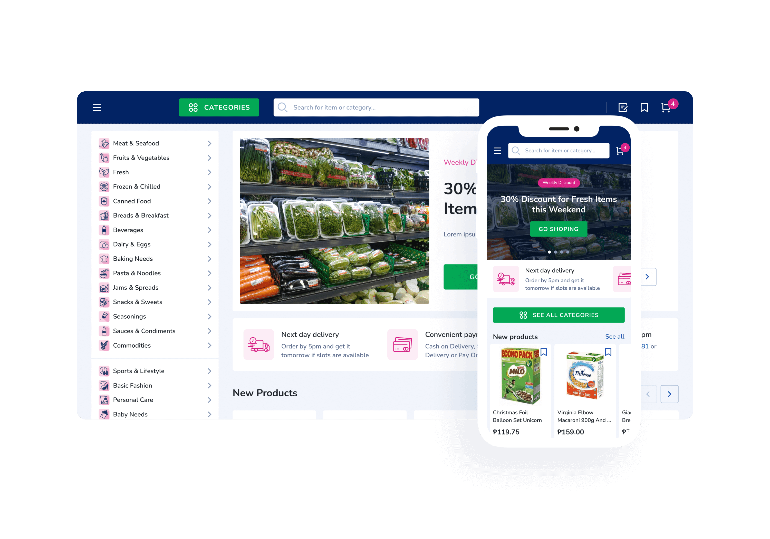 Food Delivery eCommerce Platform