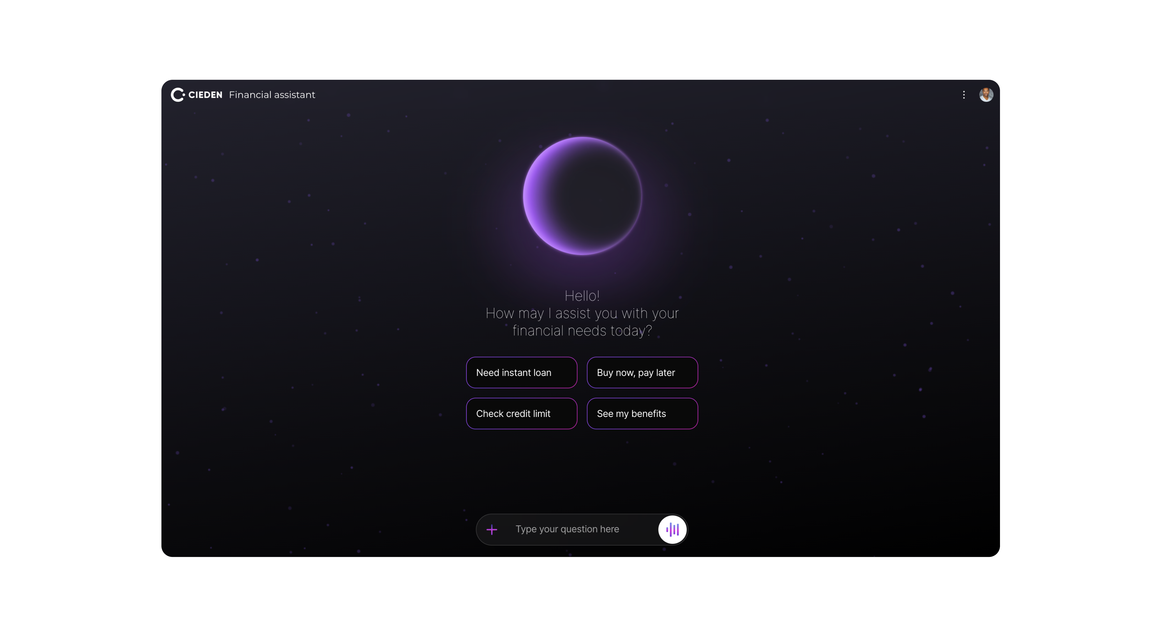 Voice user interface design for a unified, AI-native banking experience