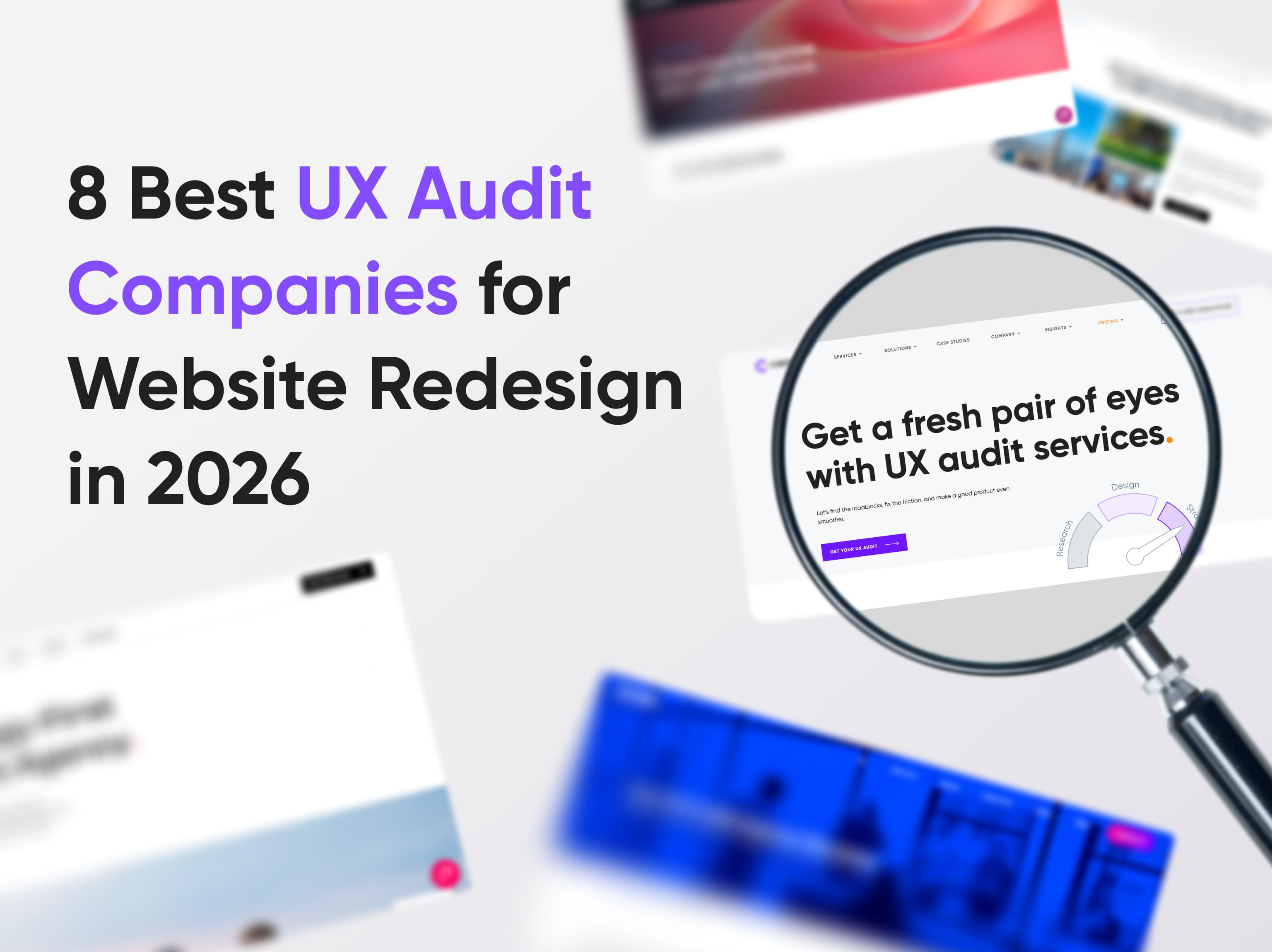 8 Best UX Audit Companies in the USA for Website Redesign in 2026