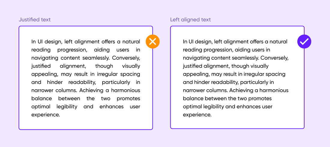  An example of the text that meets accessibility standards.