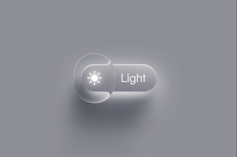 glass toggle switch