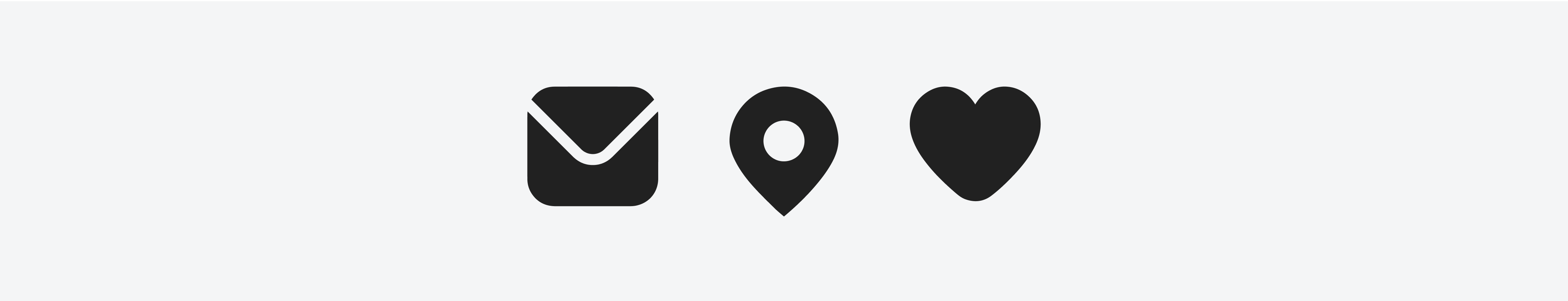 A row of three filled icons: a photo icon with mountains and a sun, a home icon, and a lightning bolt icon, all in a minimalist black style.